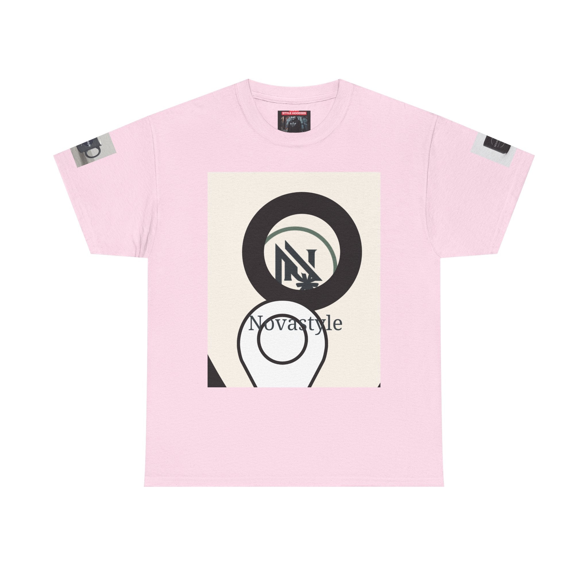 Graphic Tee — Novastyle Minimal Logo & Poster Print T-Shirt