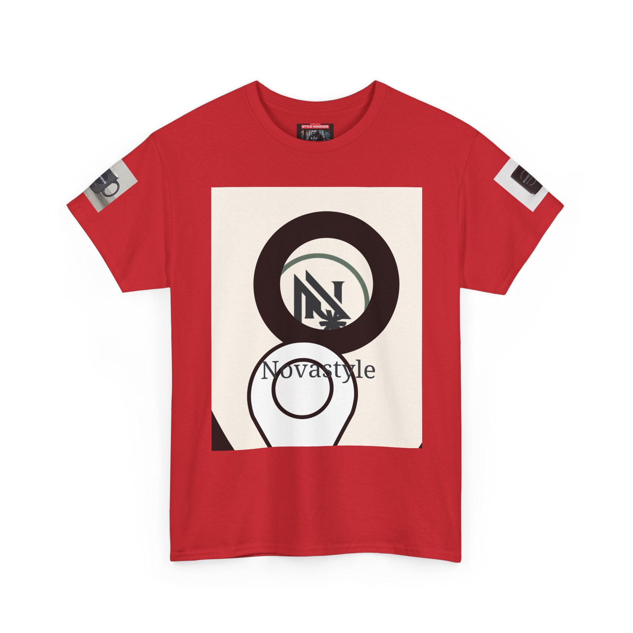 Graphic Tee — Novastyle Minimal Logo & Poster Print T-Shirt