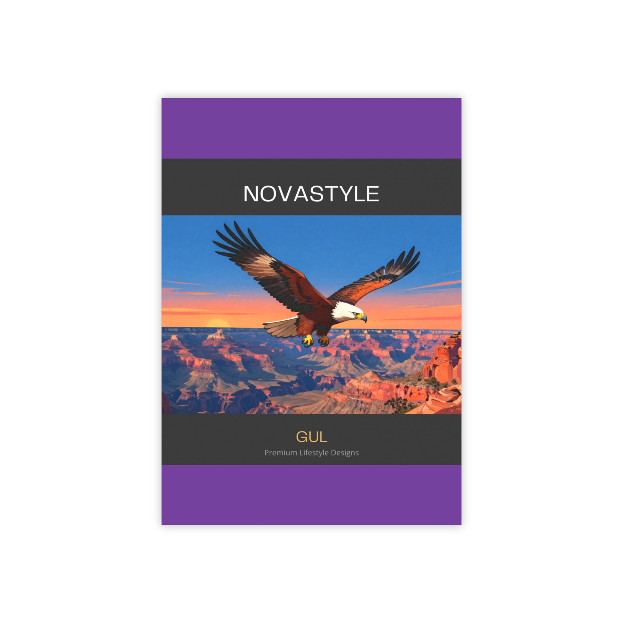 Eagle Sunset Post-it Note Pad — NOVASTYLE Scenic Sticky Notes