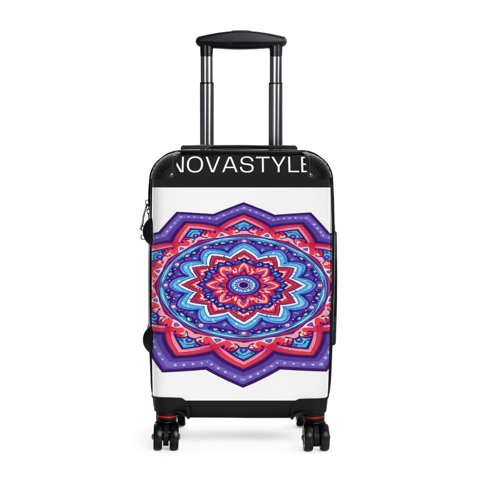 Mandala Travel Suitcase – Colorful Boho Carry-On Luggage