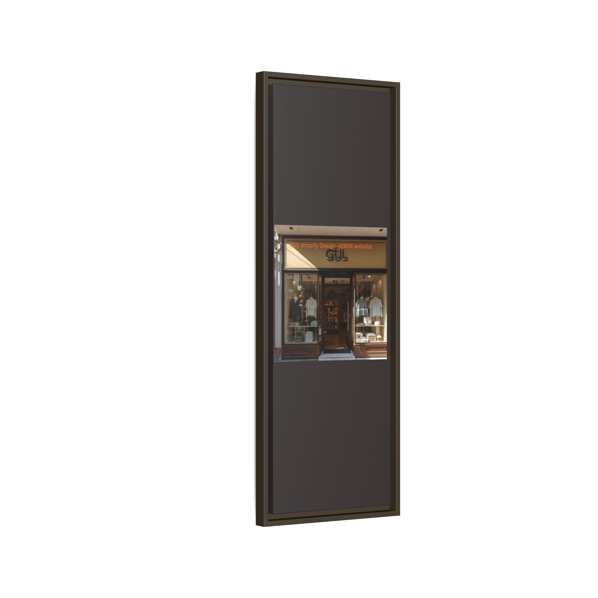 Framed Matte Canvas Print — Boutique Shopfront Photography