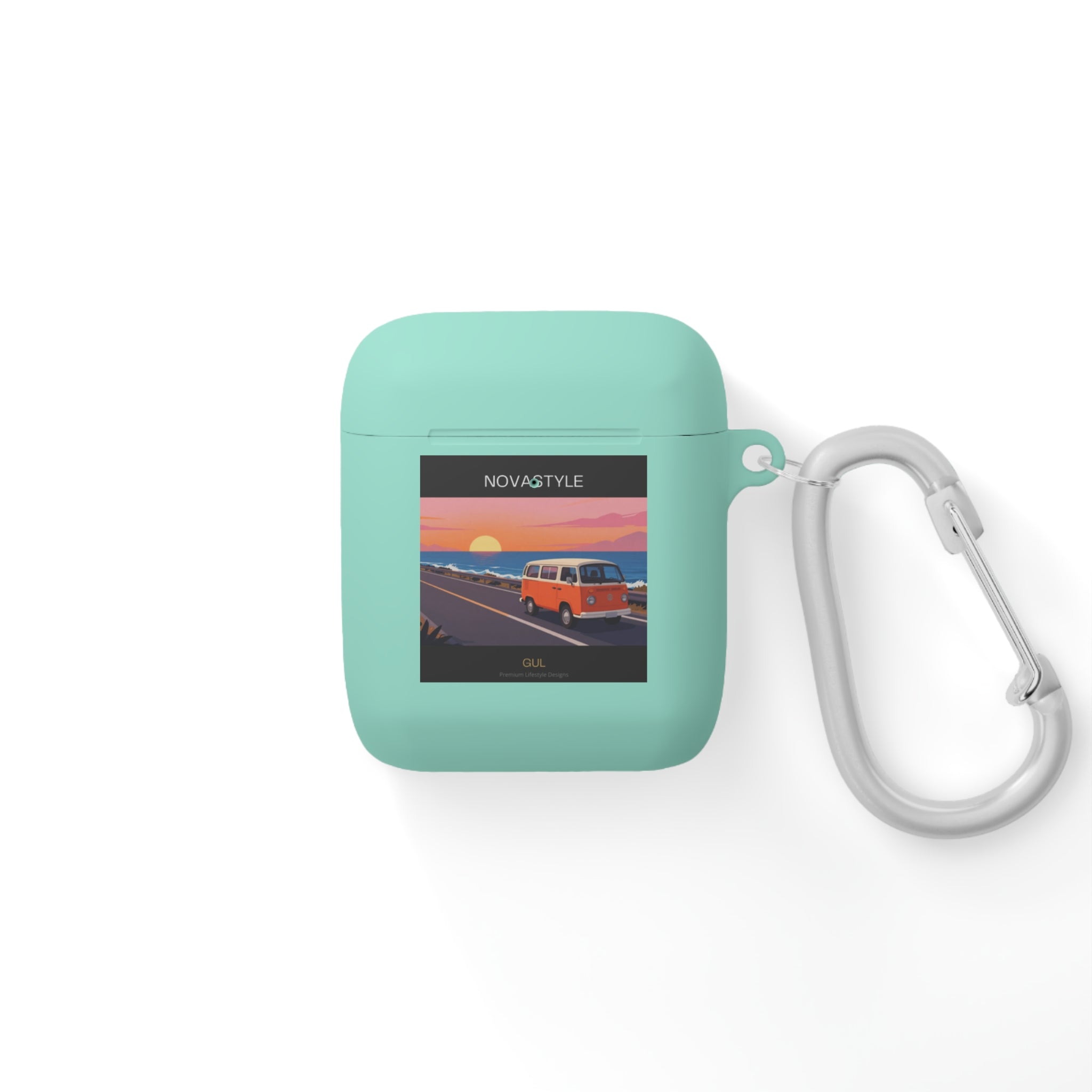 AirPods Case — Retro Sunset Van & Forest Deer Prints