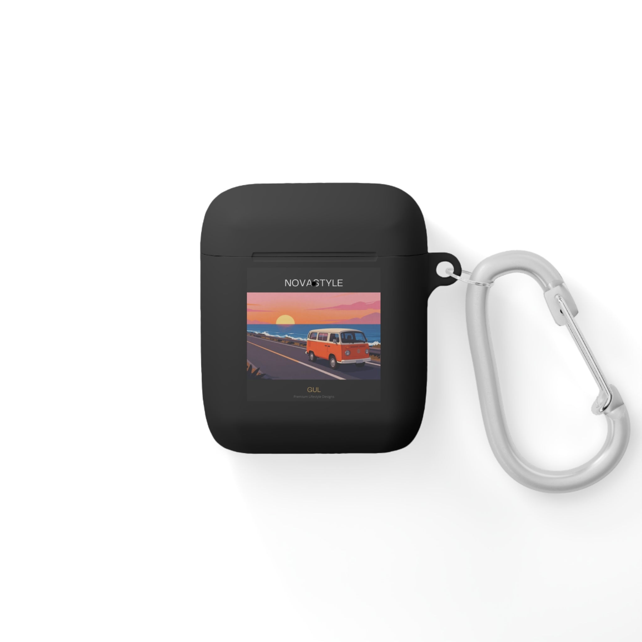 AirPods Case — Retro Sunset Van & Forest Deer Prints
