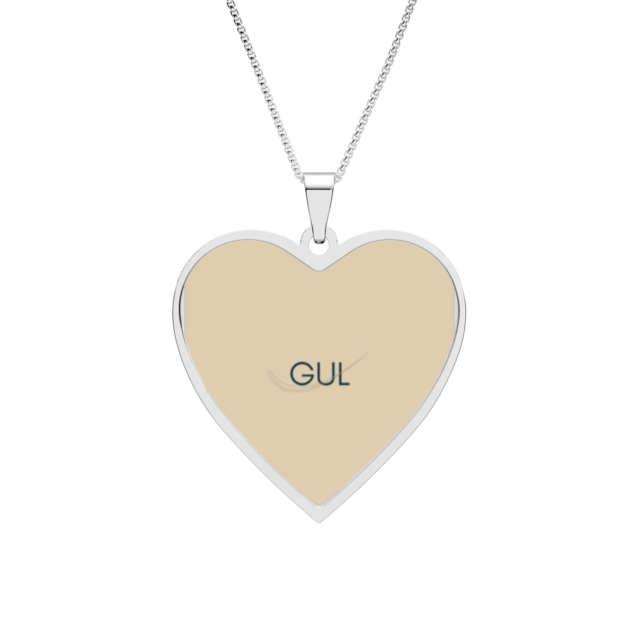 Heart Photo Pendant Necklace — Personalized Heart Frame Locket for Women, Memorial & Gift