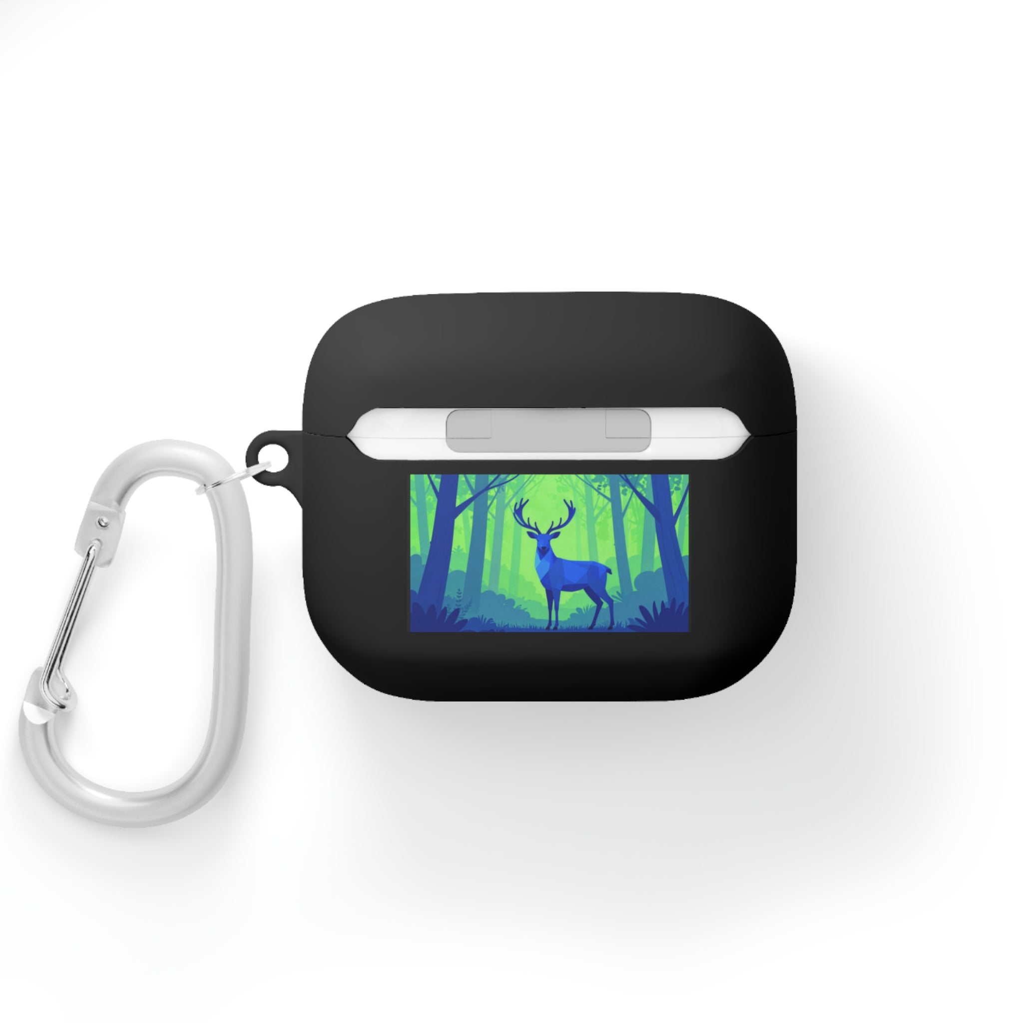 AirPods Case — Retro Sunset Van & Forest Deer Prints