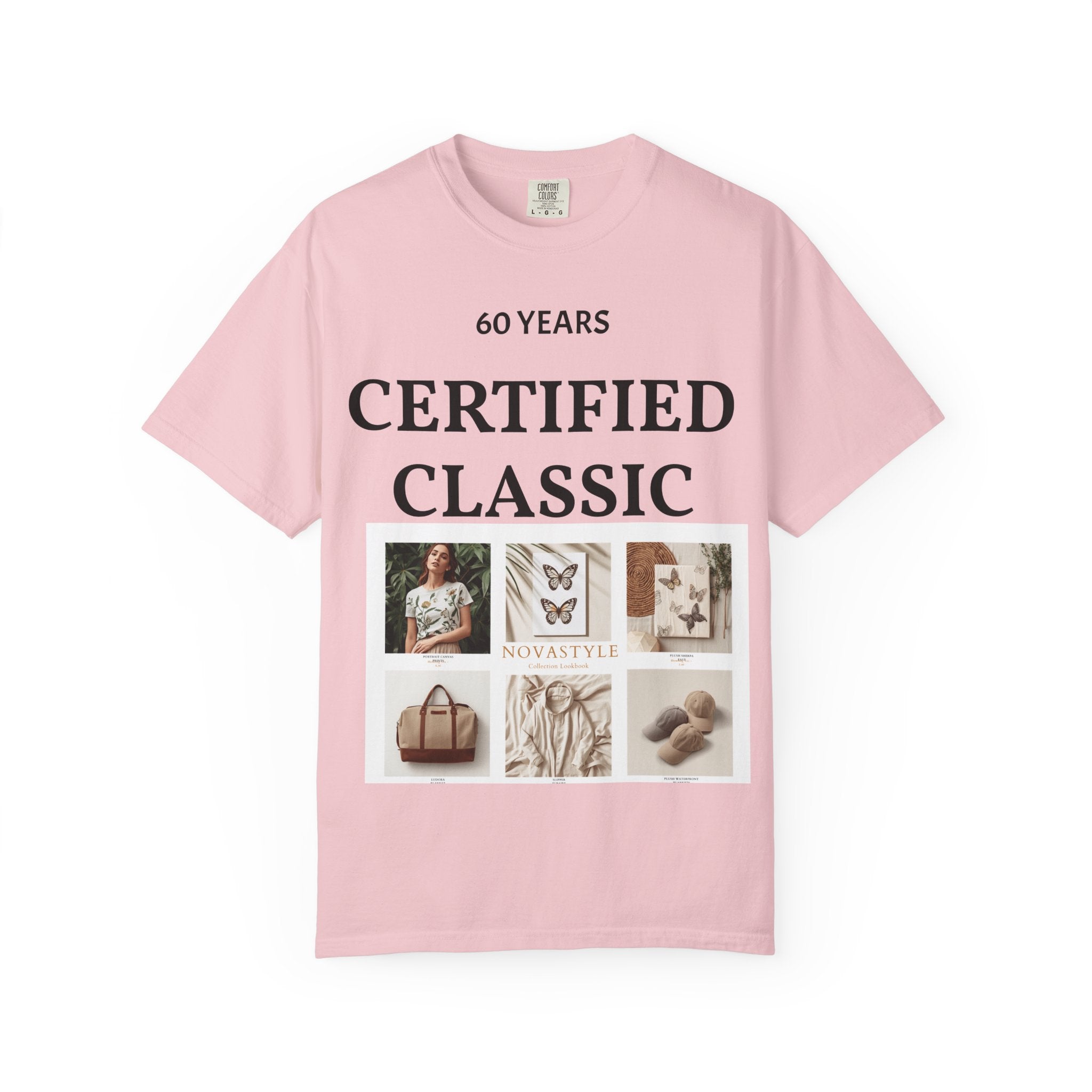 Certified Classic 60 Years T-Shirt – Vintage Collage Home & Lifestyle Tee