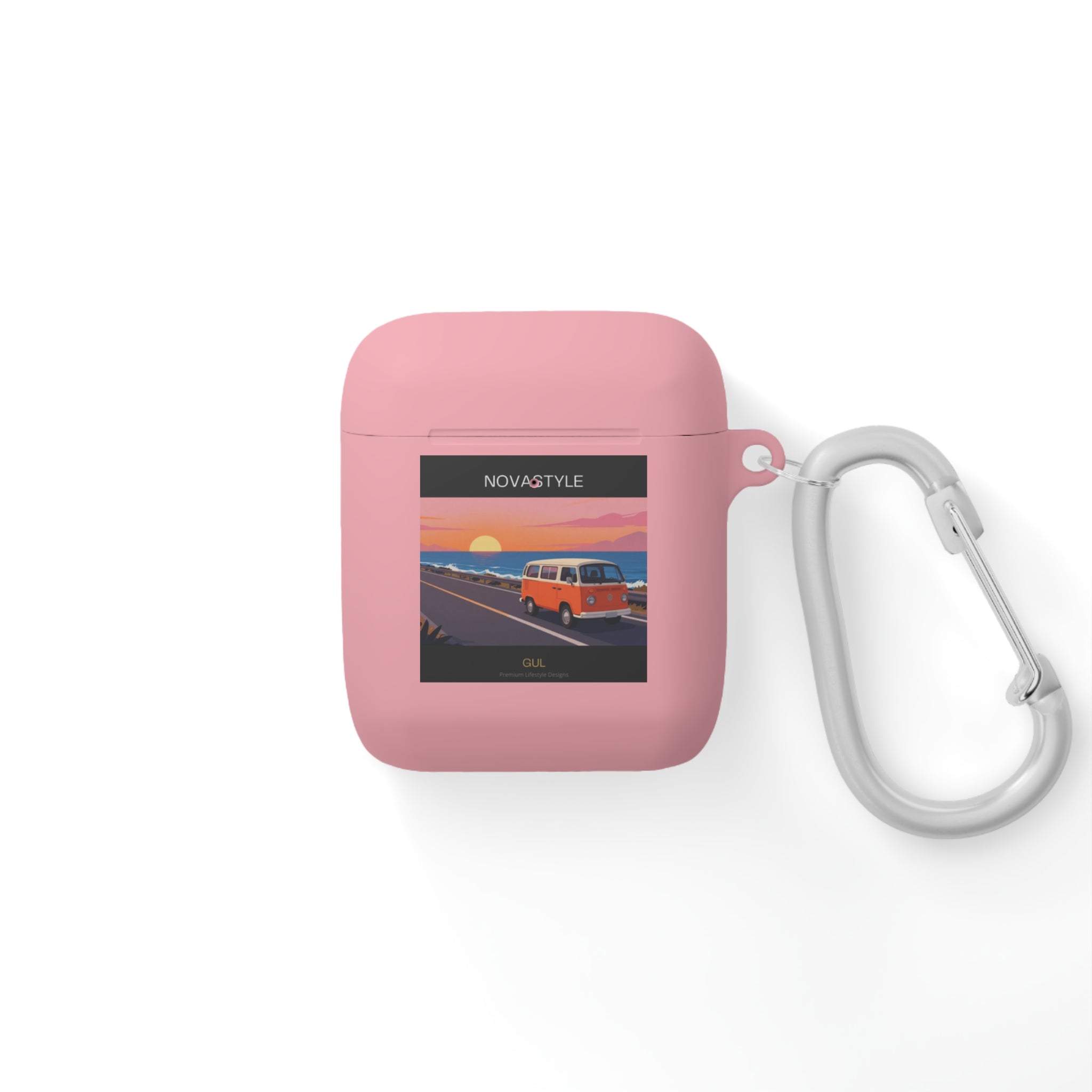 AirPods Case — Retro Sunset Van & Forest Deer Prints