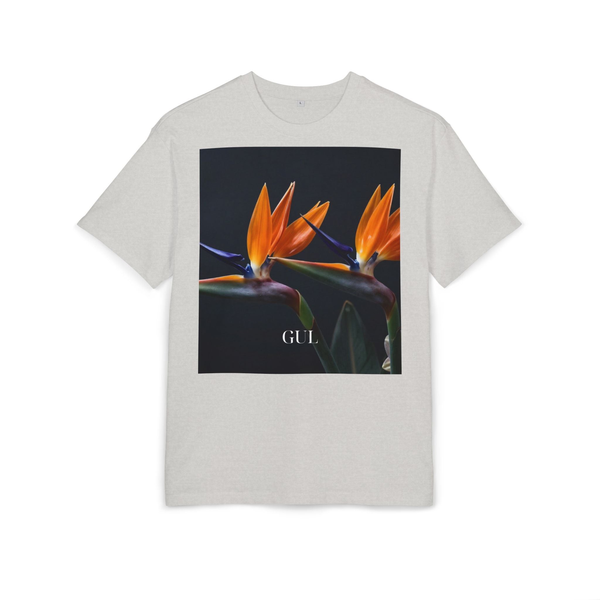 Floral & Nightscape Graphic Tee — Bird of Paradise Photo Print