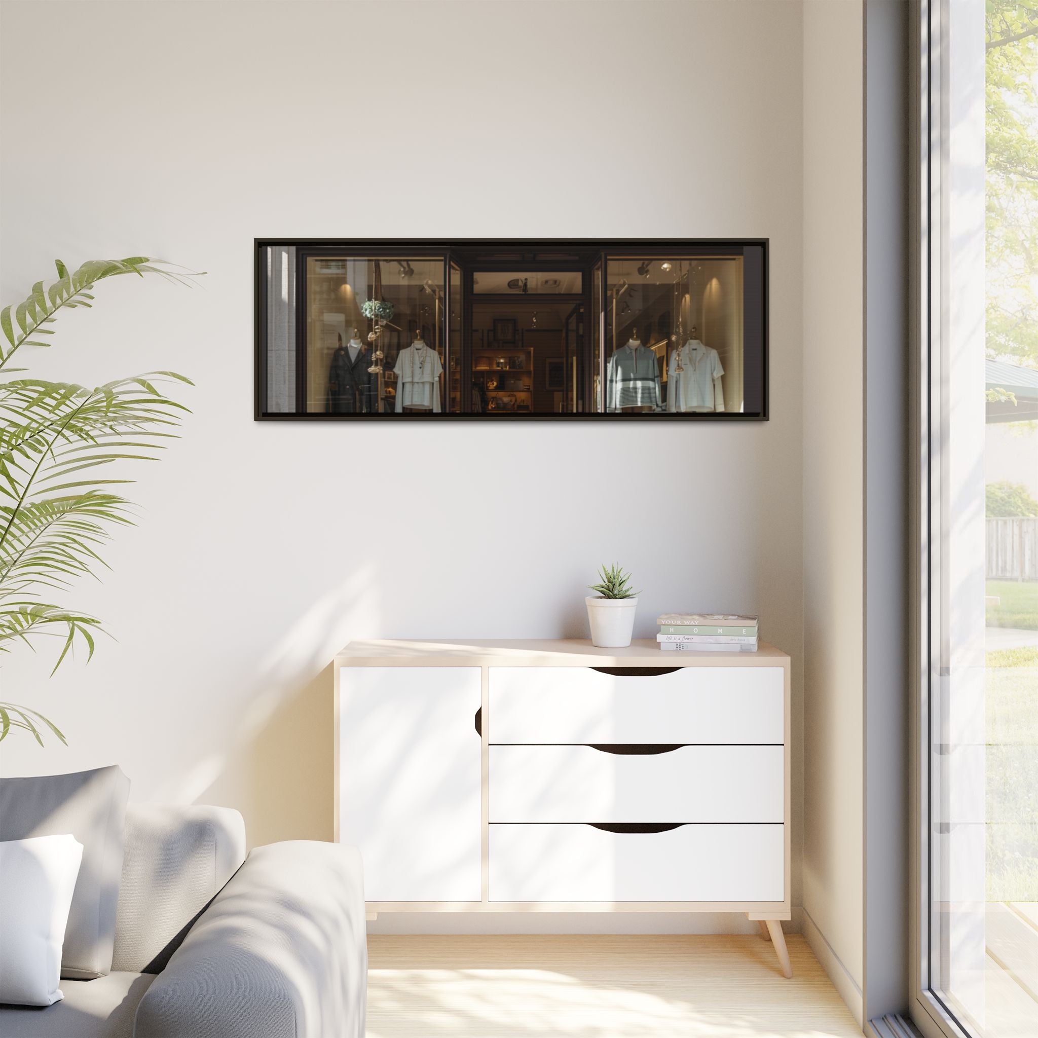 Framed Matte Canvas Print — Boutique Shopfront Photography