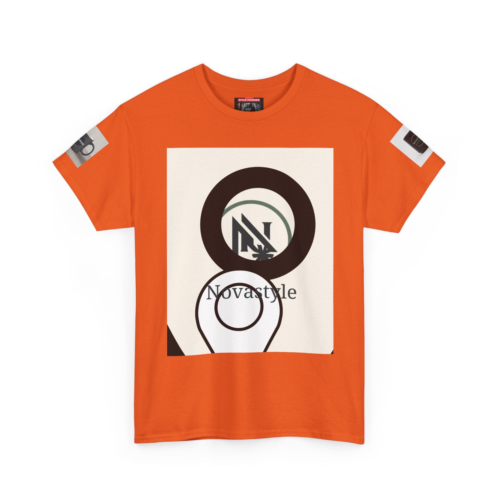 Graphic Tee — Novastyle Minimal Logo & Poster Print T-Shirt