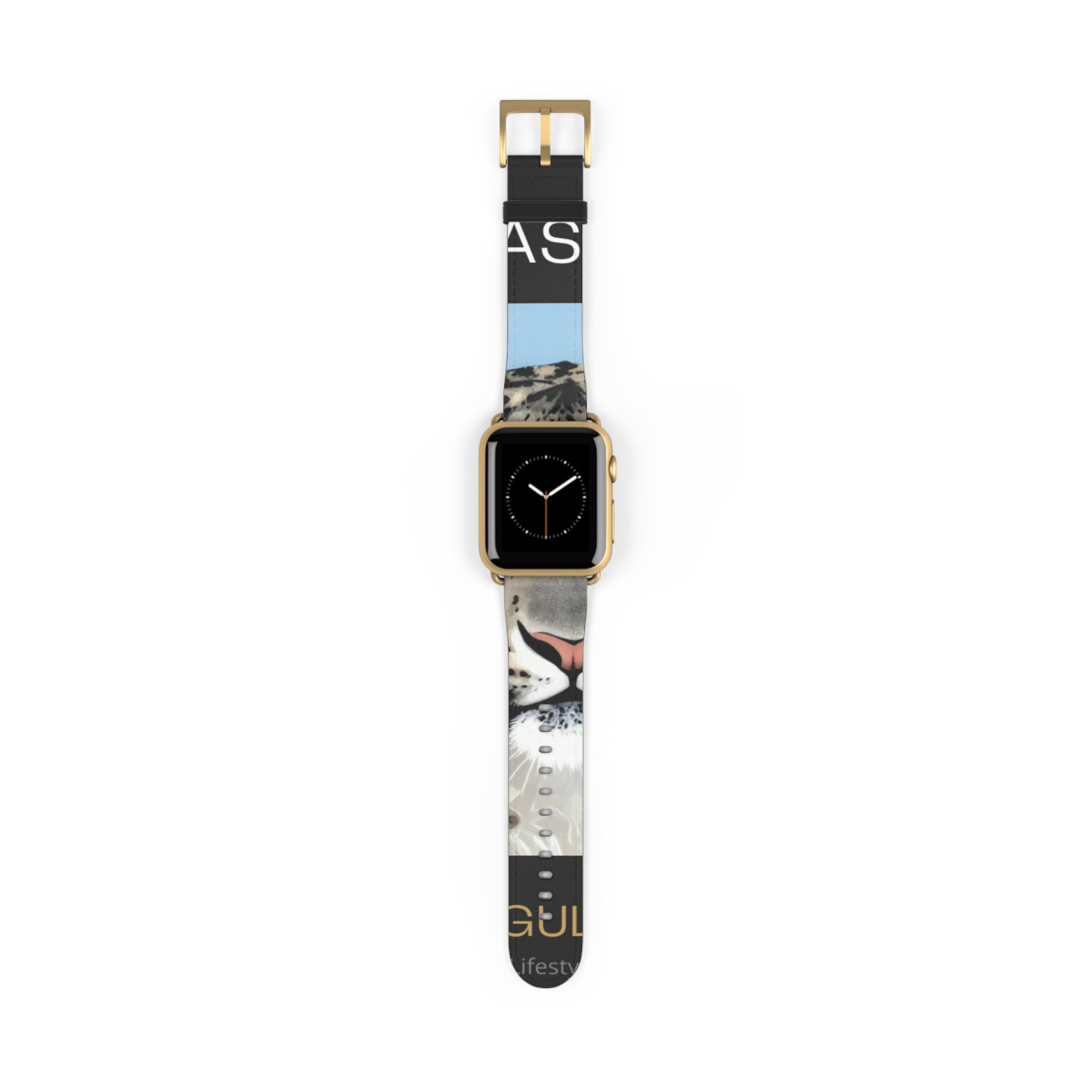 Cat Face Watch Band — Cute Printed Strap for Apple Watch