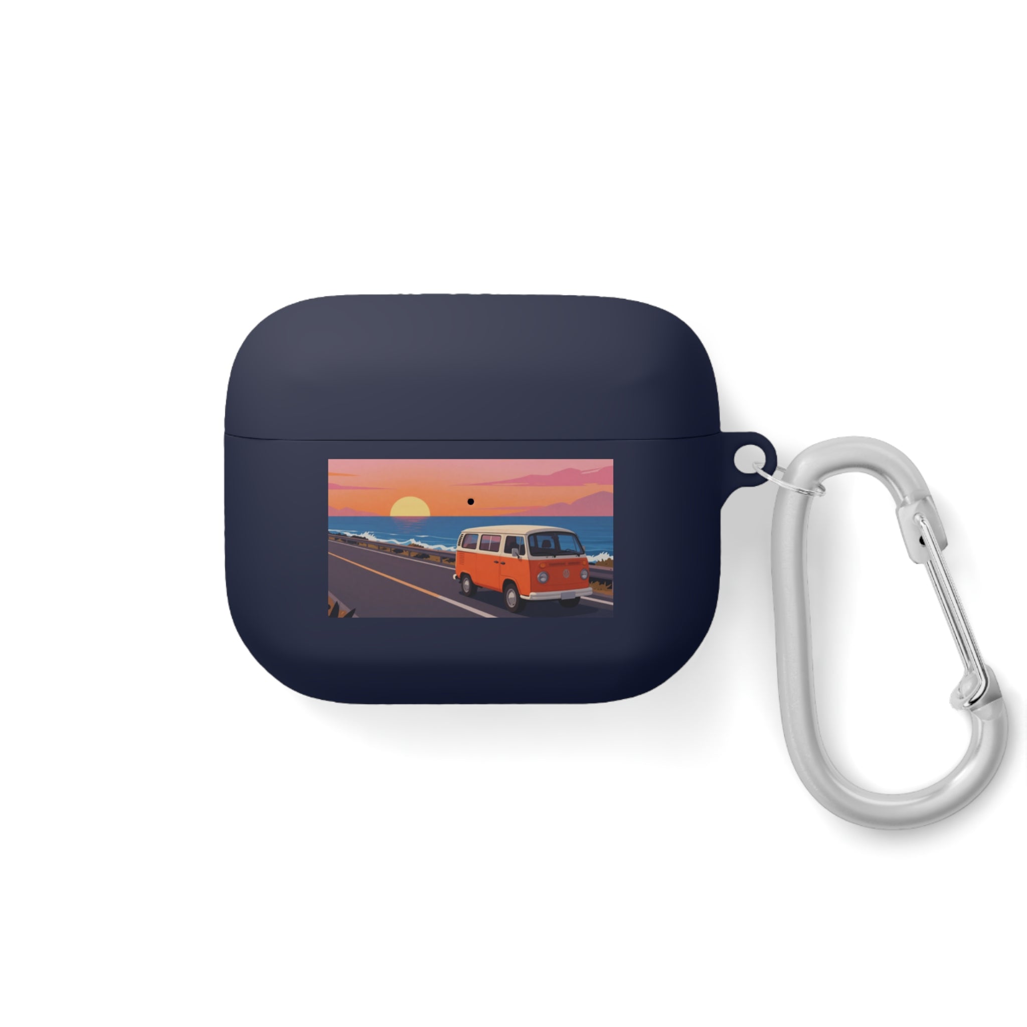 AirPods Case — Retro Sunset Van & Forest Deer Prints