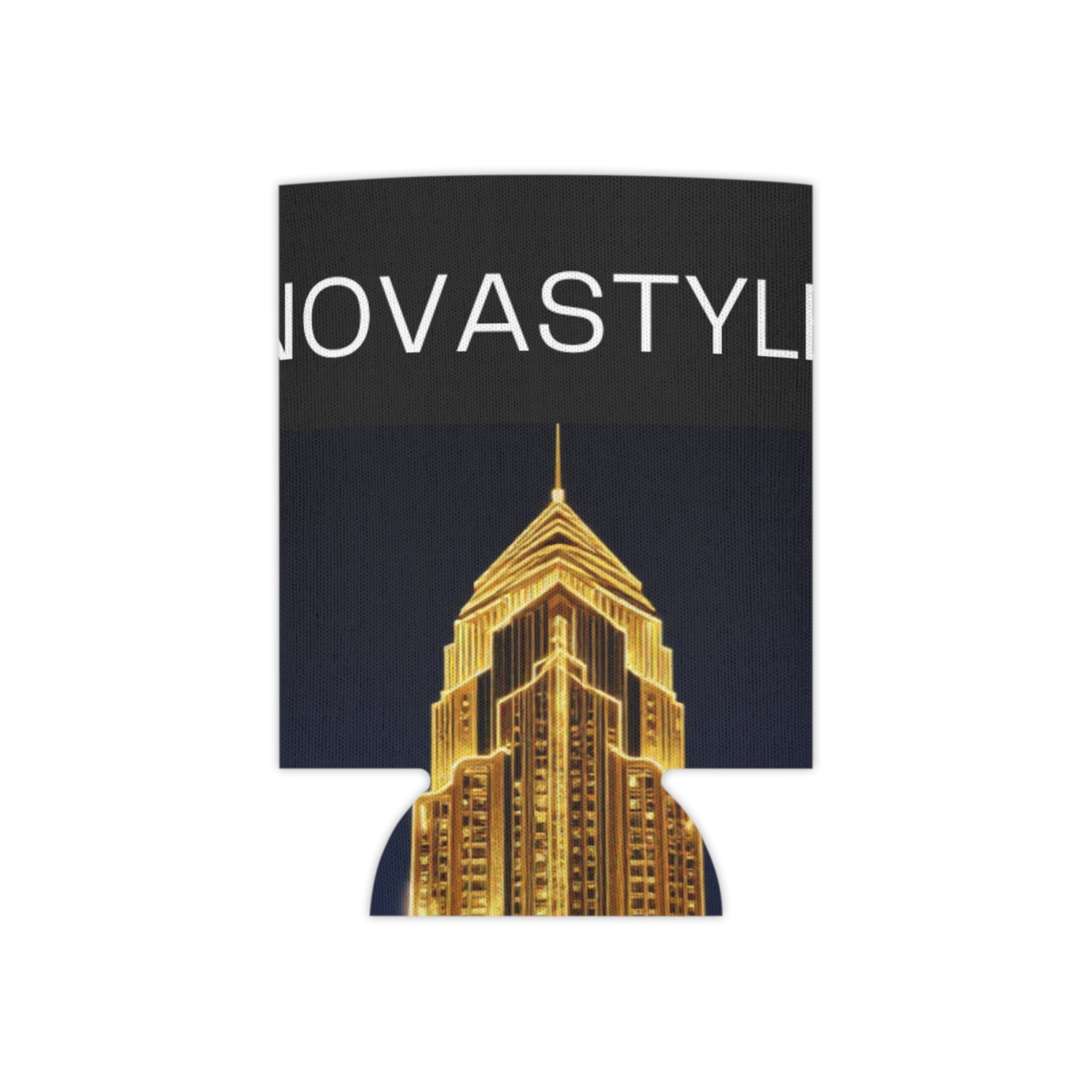 Gold City Skyline Can Cooler — NOVASTYLE GUl Design