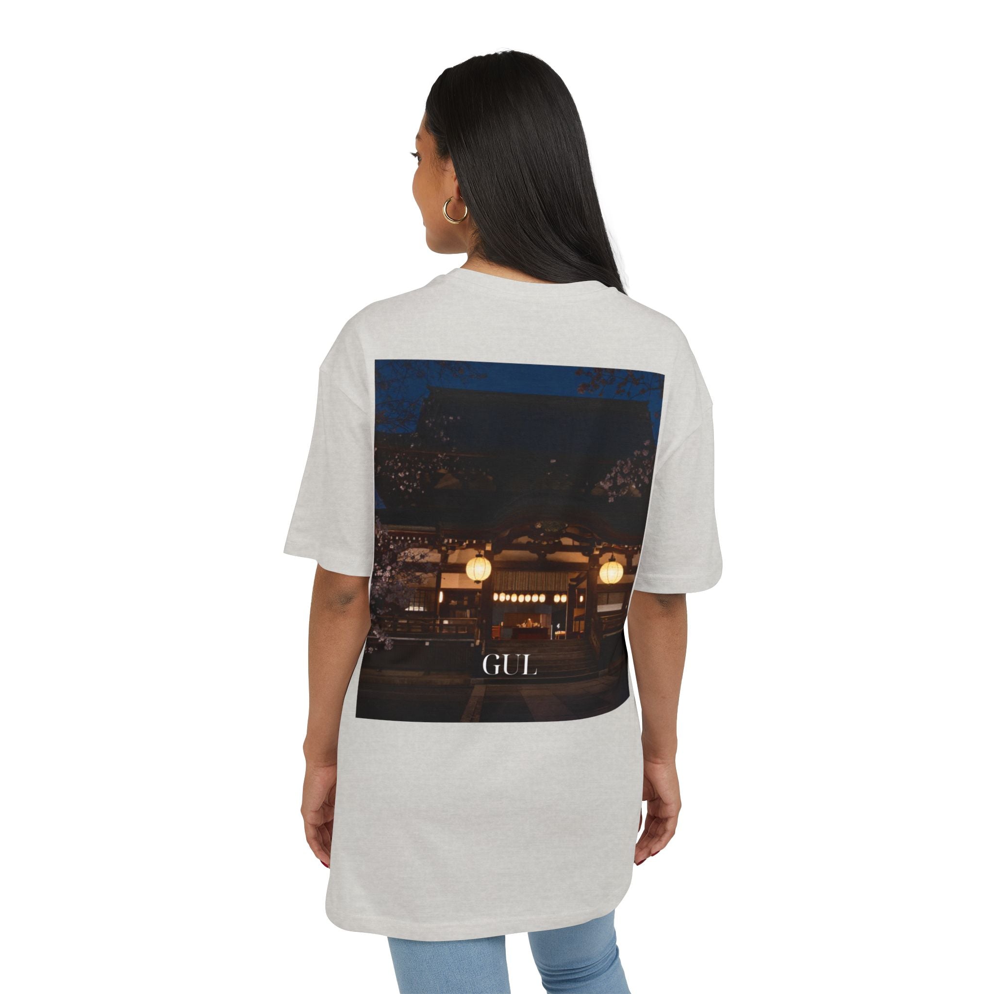 Floral & Nightscape Graphic Tee — Bird of Paradise Photo Print