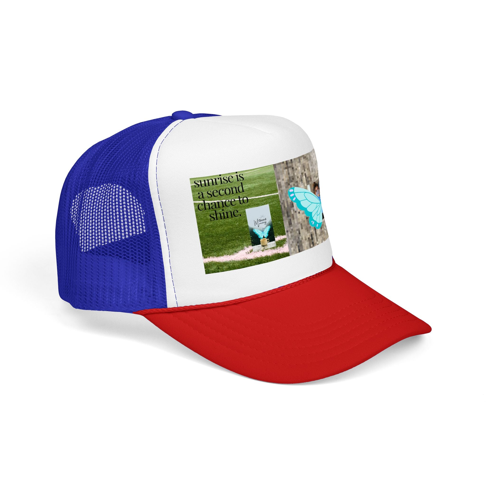 Butterfly Memorial Trucker Hat — In Loving Memory Grave Marker Cap