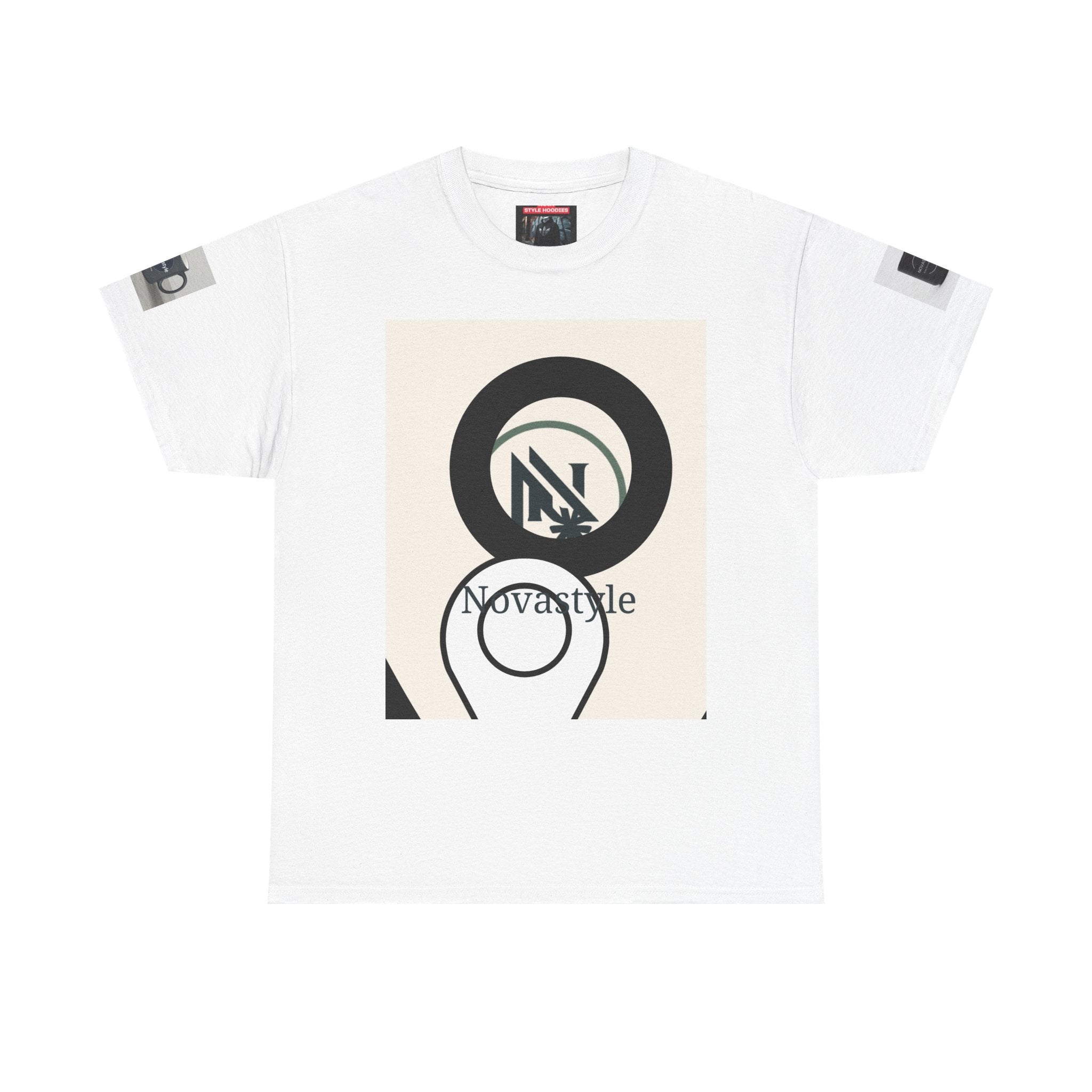 Graphic Tee — Novastyle Minimal Logo & Poster Print T-Shirt