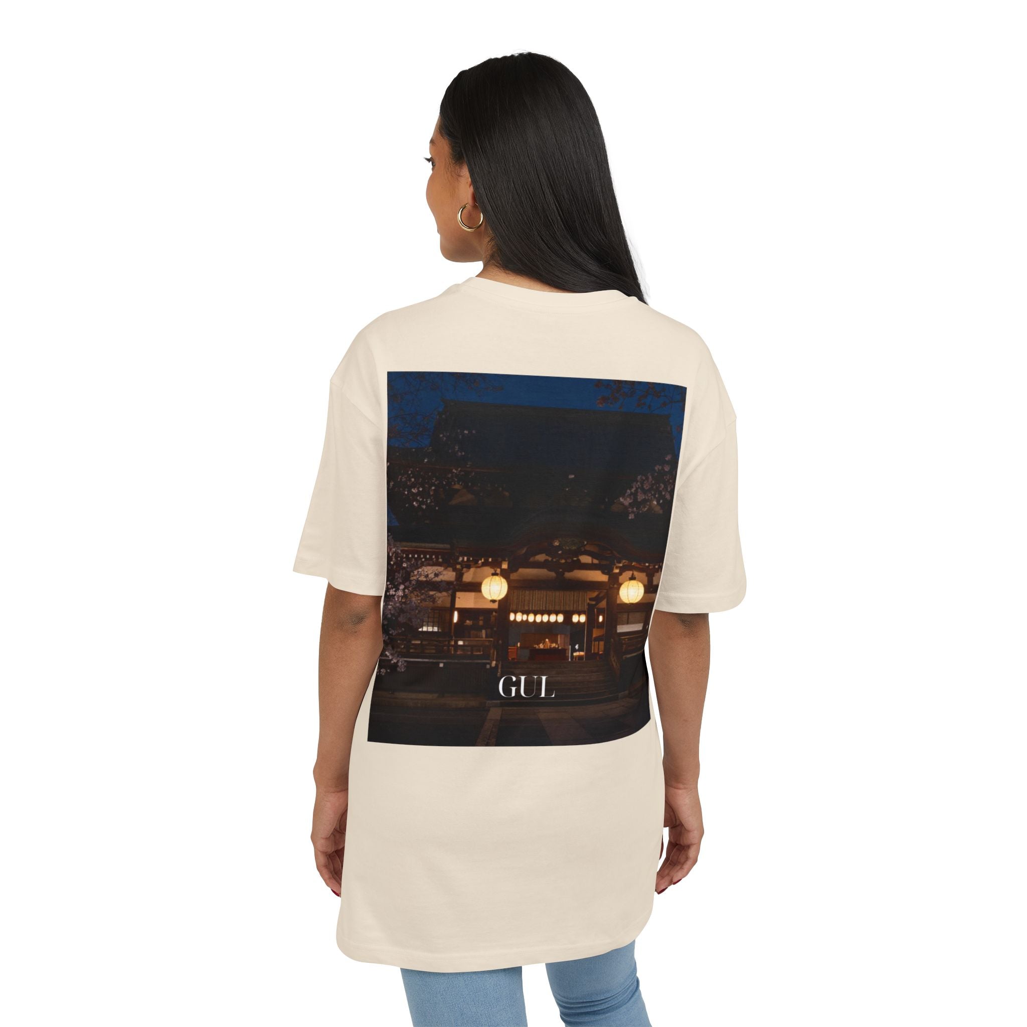Floral & Nightscape Graphic Tee — Bird of Paradise Photo Print