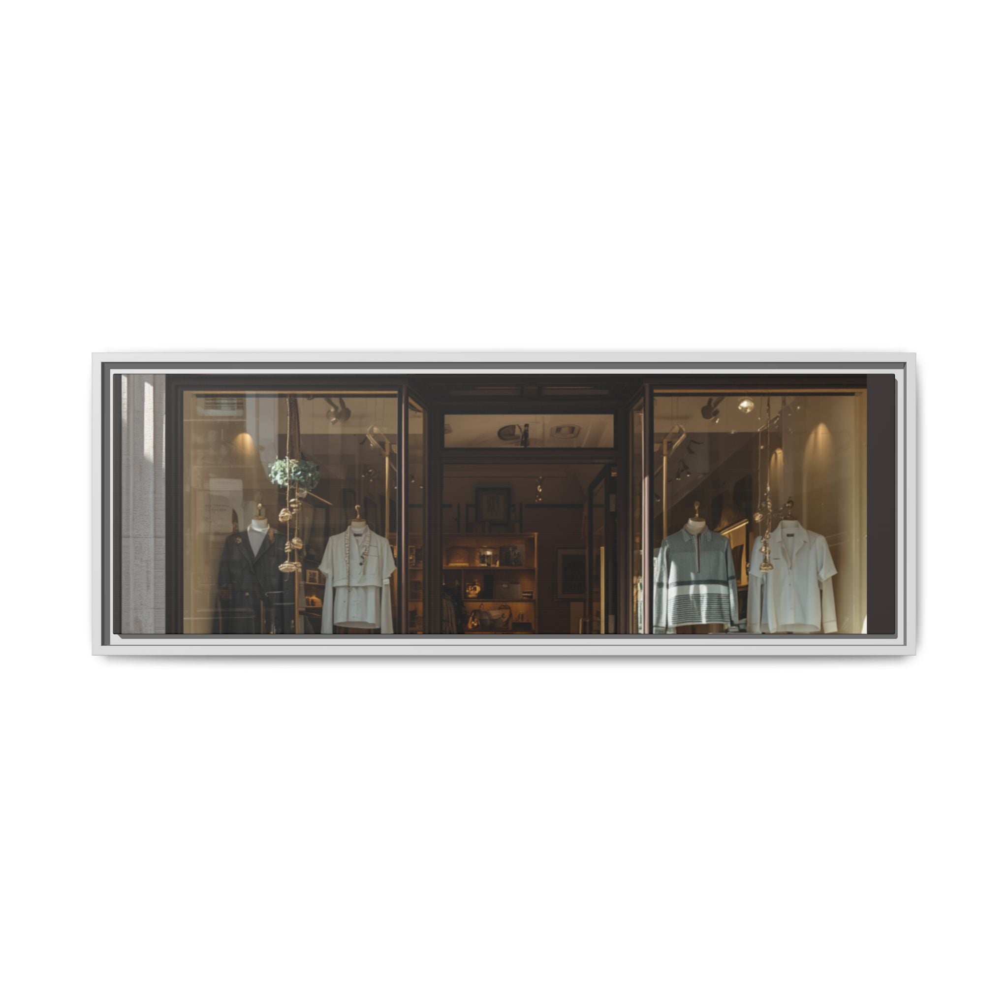 Framed Matte Canvas Print — Boutique Shopfront Photography