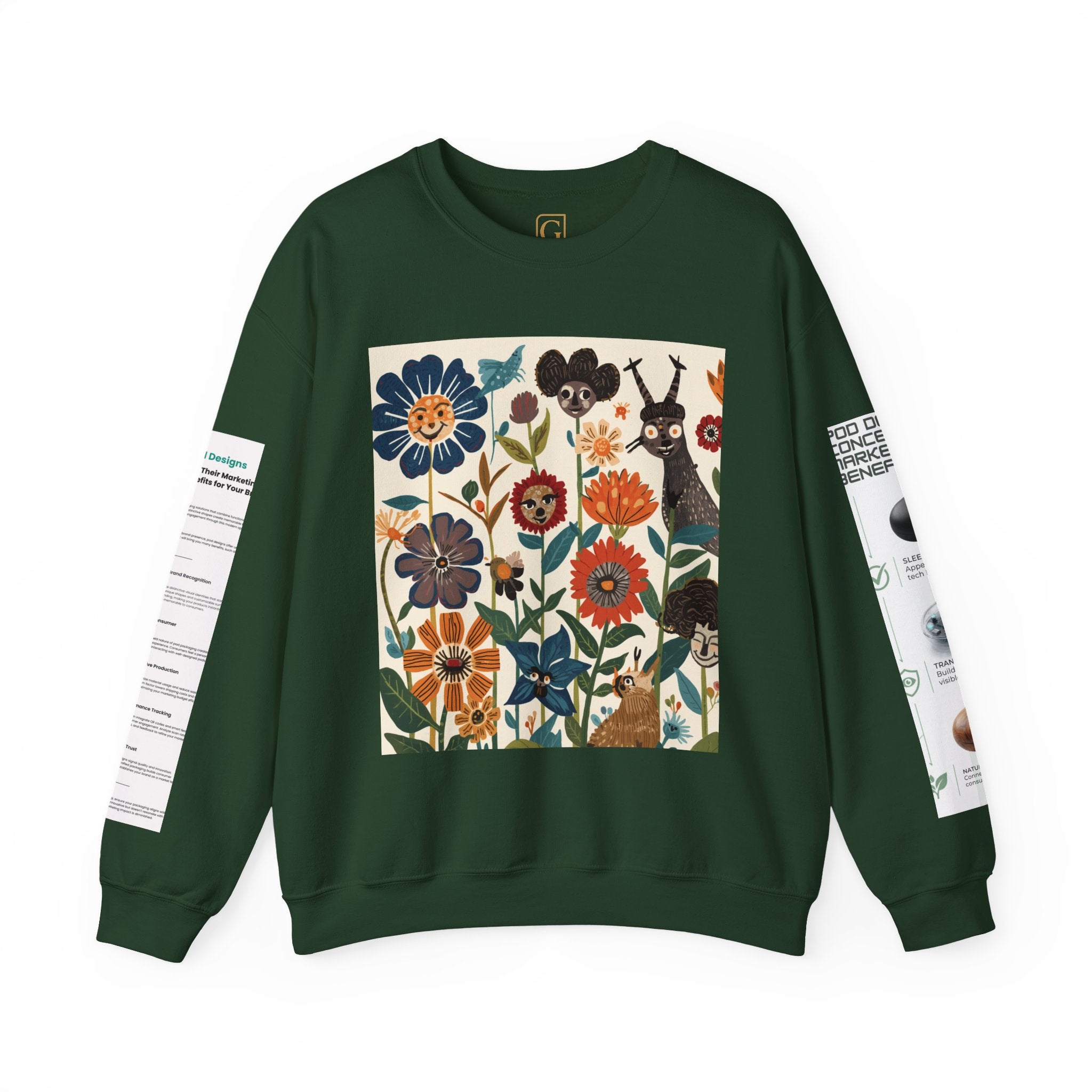 Floral Garden Crewneck Sweatshirt