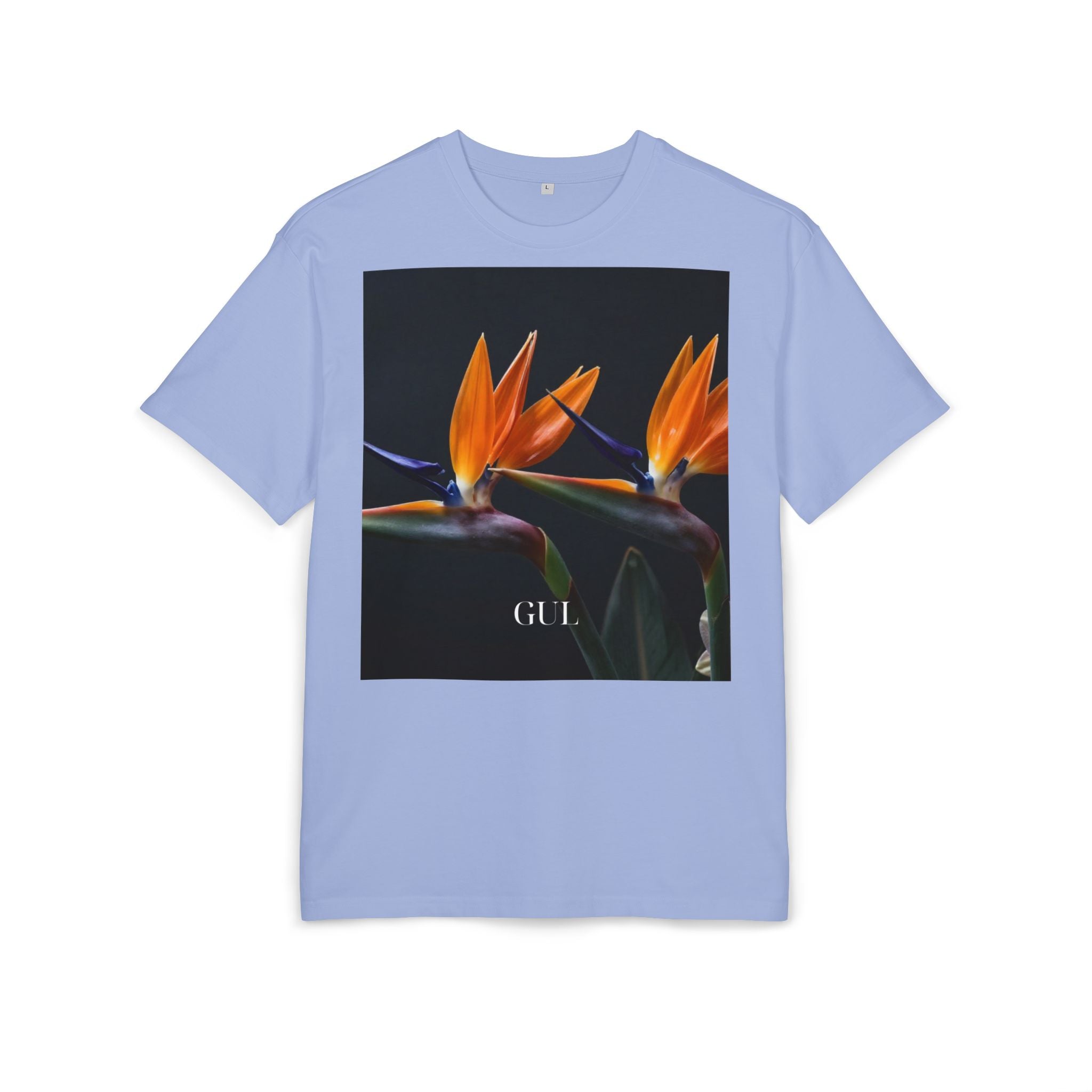 Floral & Nightscape Graphic Tee — Bird of Paradise Photo Print