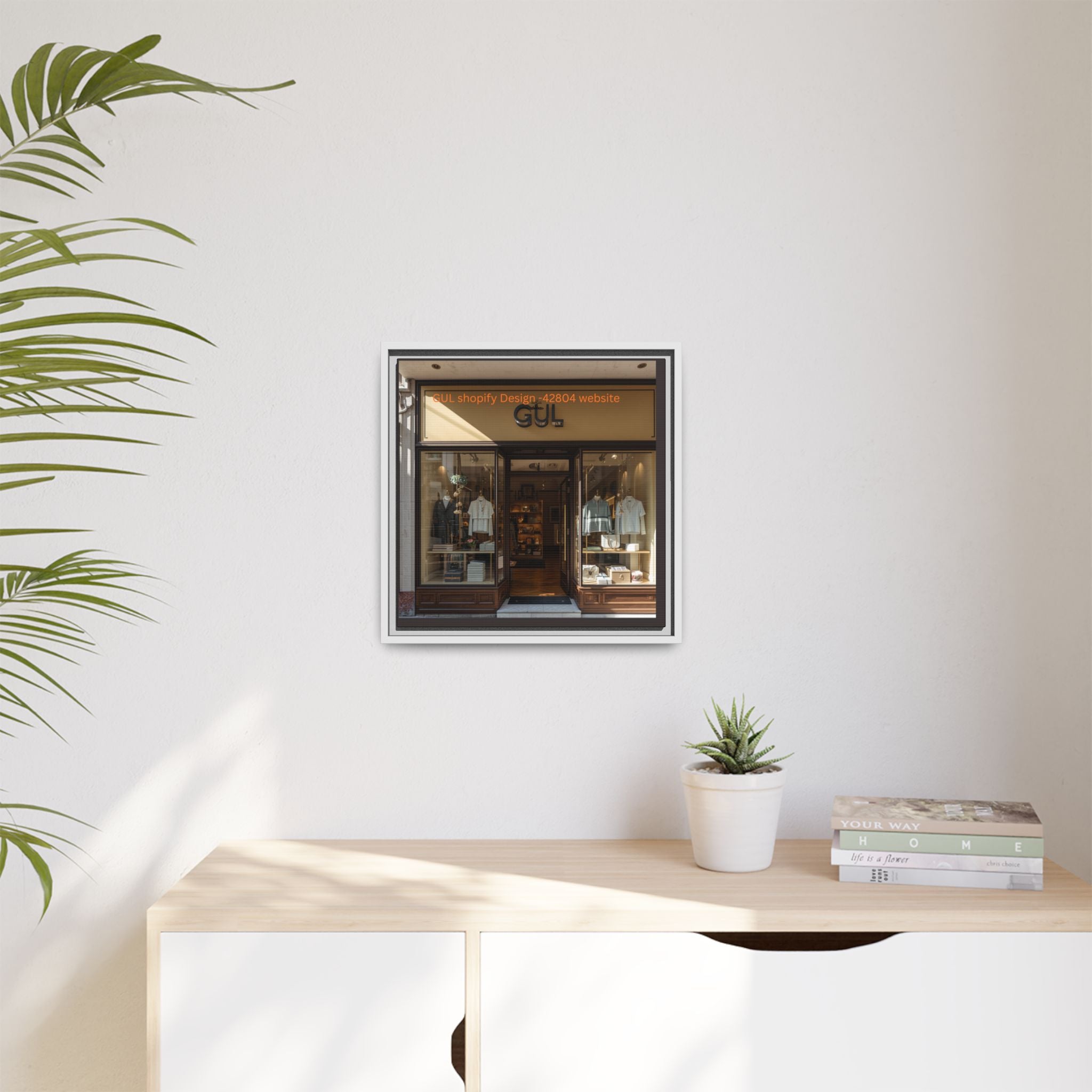 Framed Matte Canvas Print — Boutique Shopfront Photography