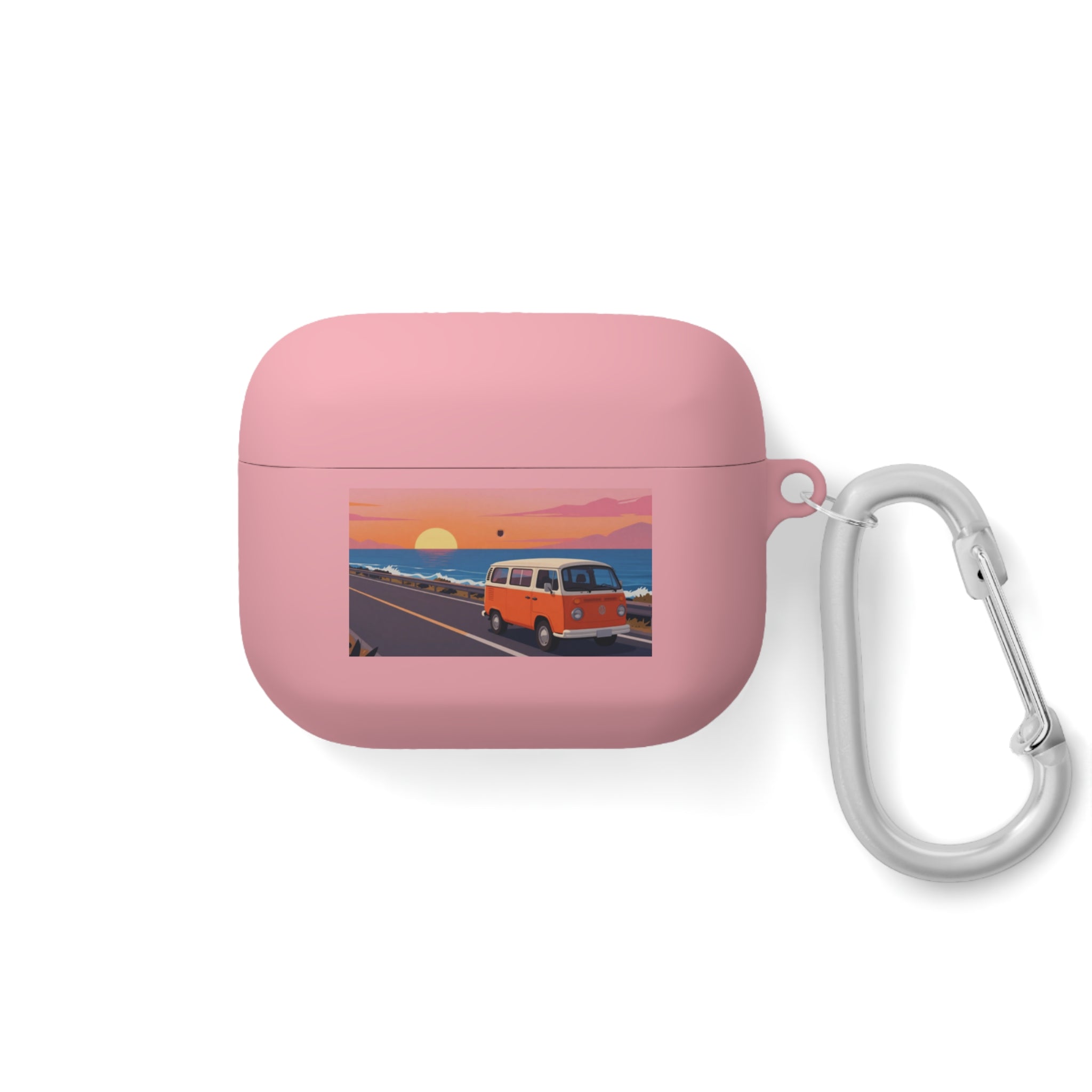 AirPods Case — Retro Sunset Van & Forest Deer Prints