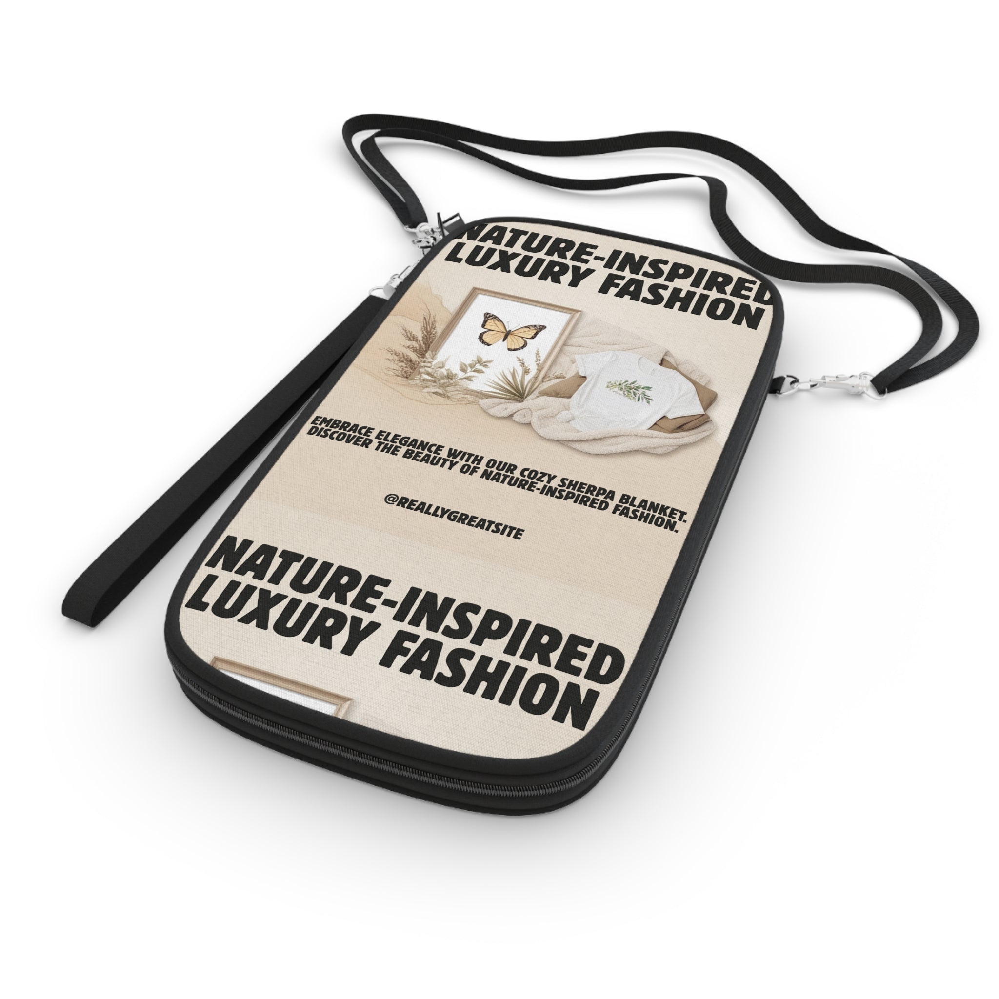 Nature-Inspired Passport Wallet — Luxury Fashion Travel Document Holder