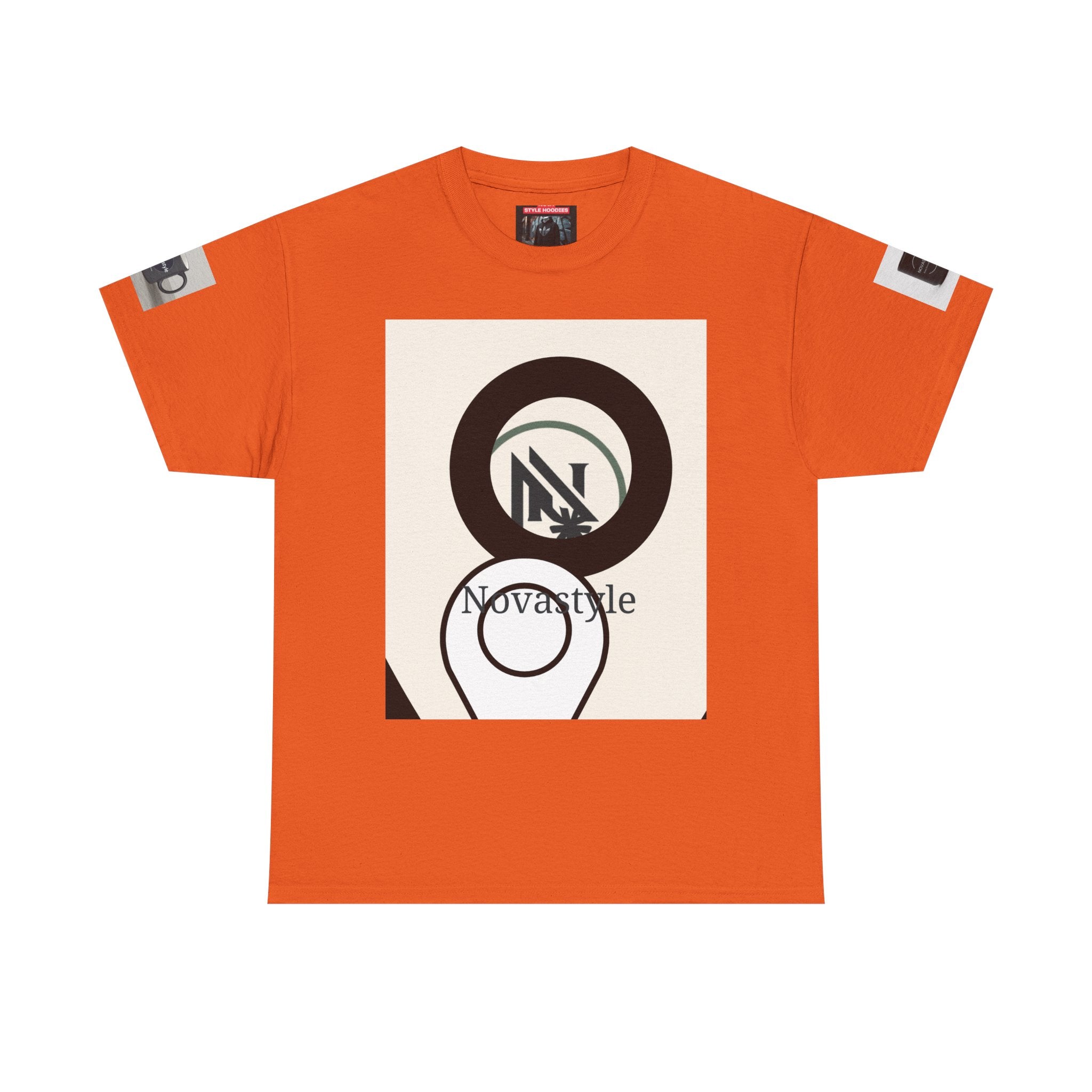 Graphic Tee — Novastyle Minimal Logo & Poster Print T-Shirt