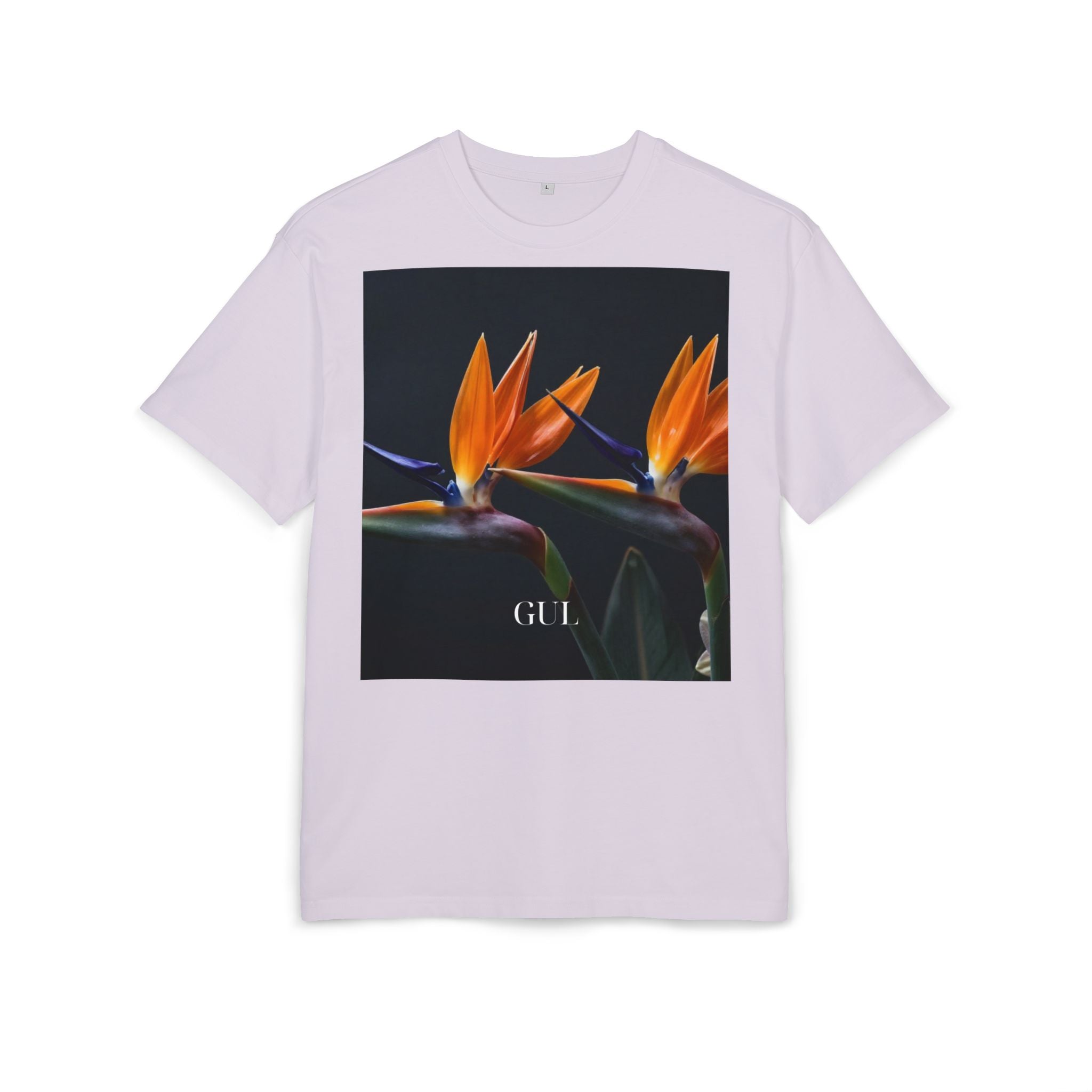 Floral & Nightscape Graphic Tee — Bird of Paradise Photo Print