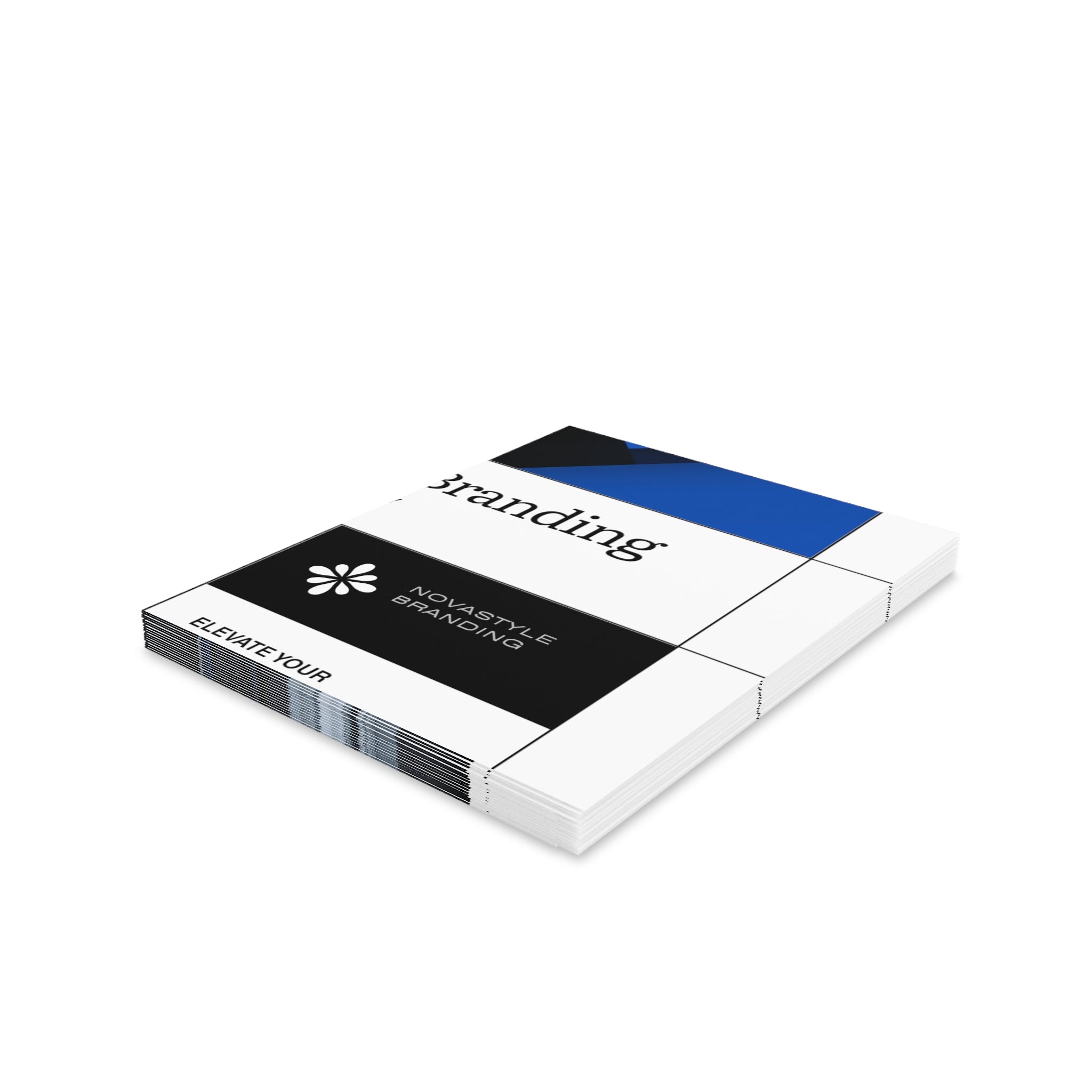 Branding Greeting Cards Set — Blank Business Note Cards (8/16/24 pcs)
