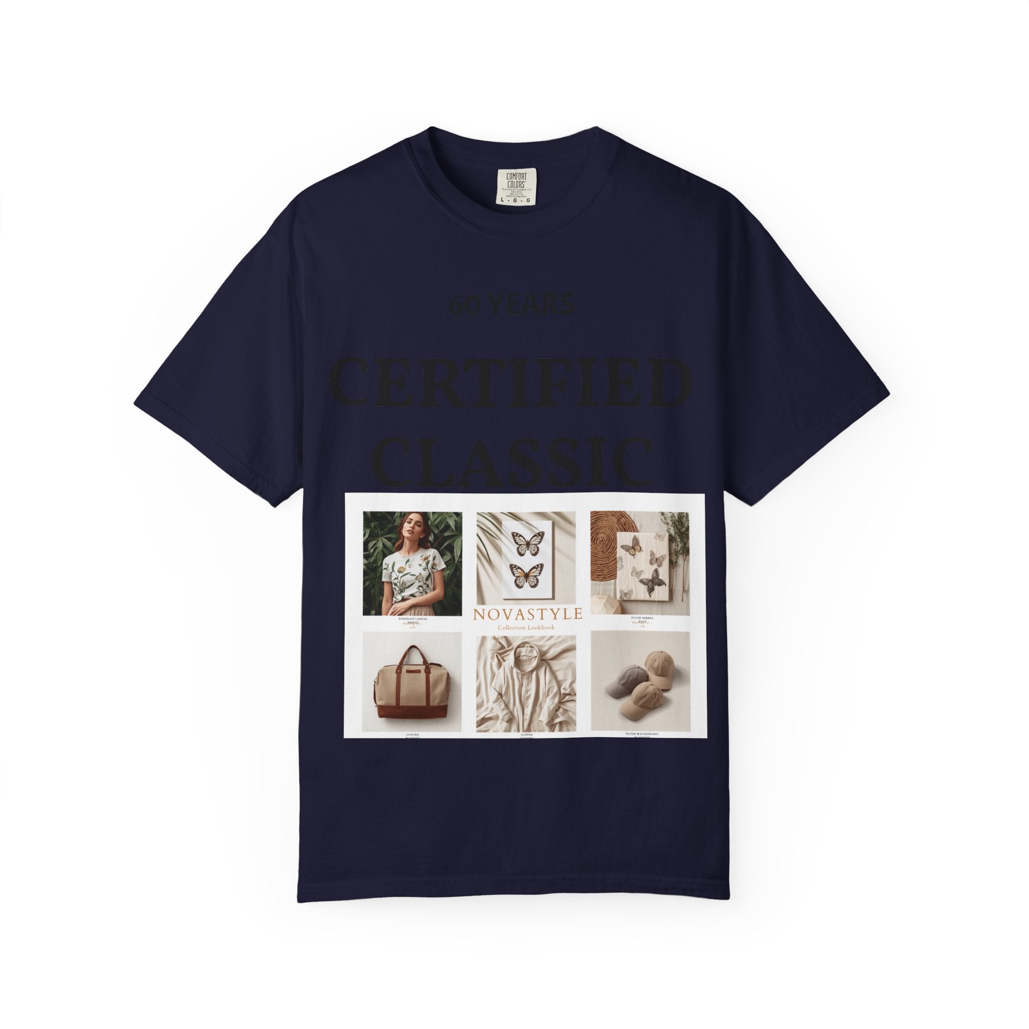 Certified Classic 60 Years T-Shirt – Vintage Collage Home & Lifestyle Tee