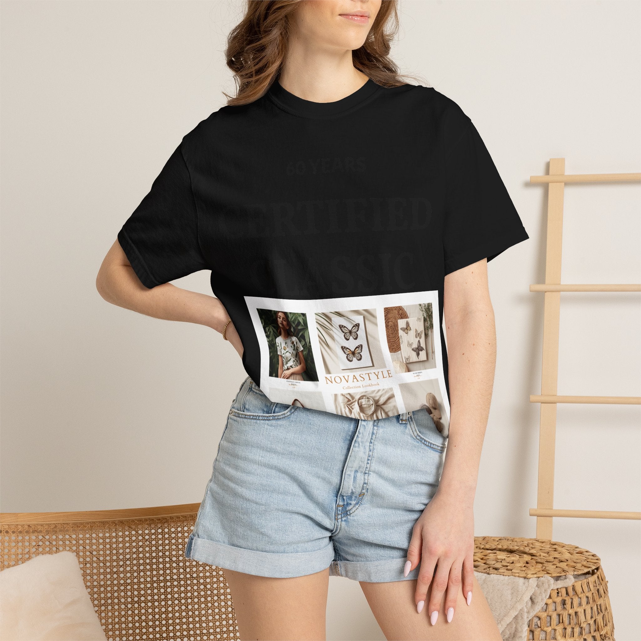 Certified Classic 60 Years T-Shirt – Vintage Collage Home & Lifestyle Tee