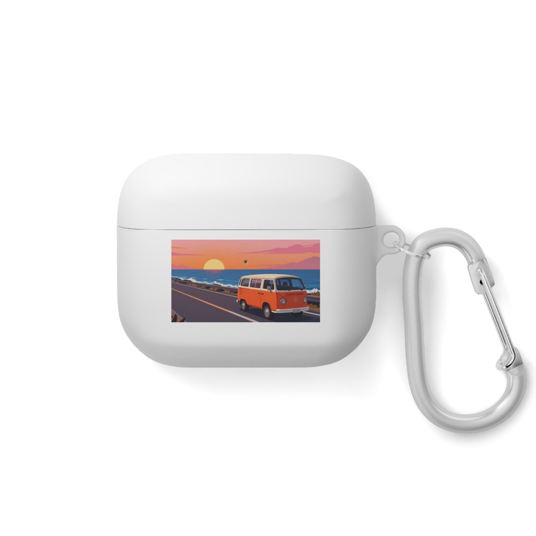 AirPods Case — Retro Sunset Van & Forest Deer Prints
