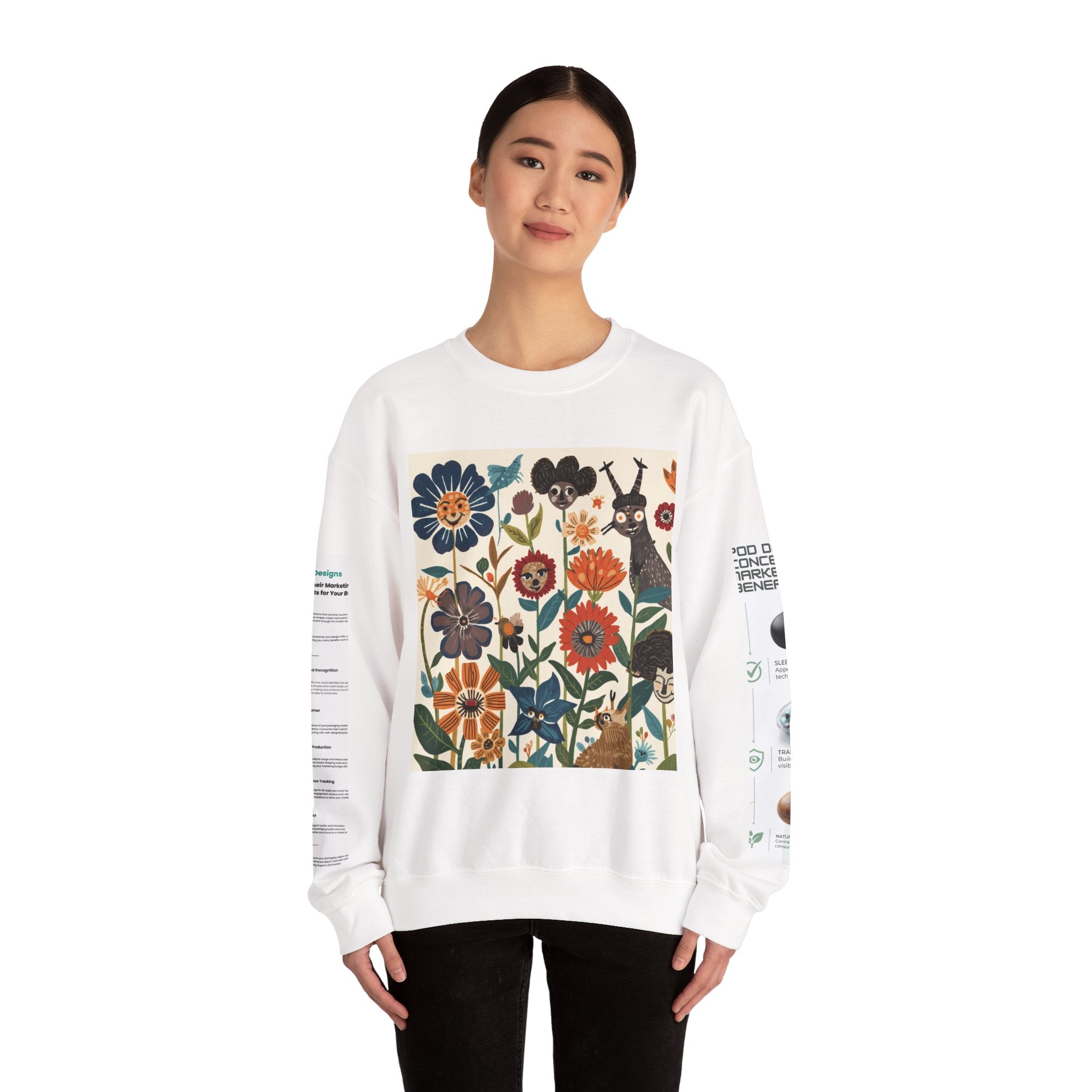 Floral Garden Crewneck Sweatshirt