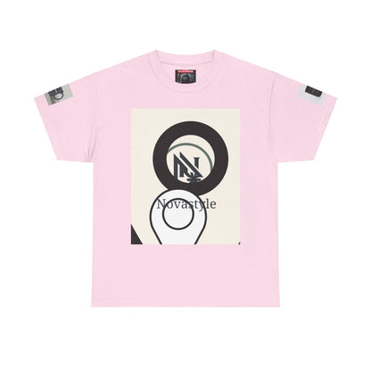Graphic Tee — Novastyle Minimal Logo &amp; Poster Print T-Shirt
