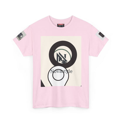 Graphic Tee — Novastyle Minimal Logo &amp; Poster Print T-Shirt