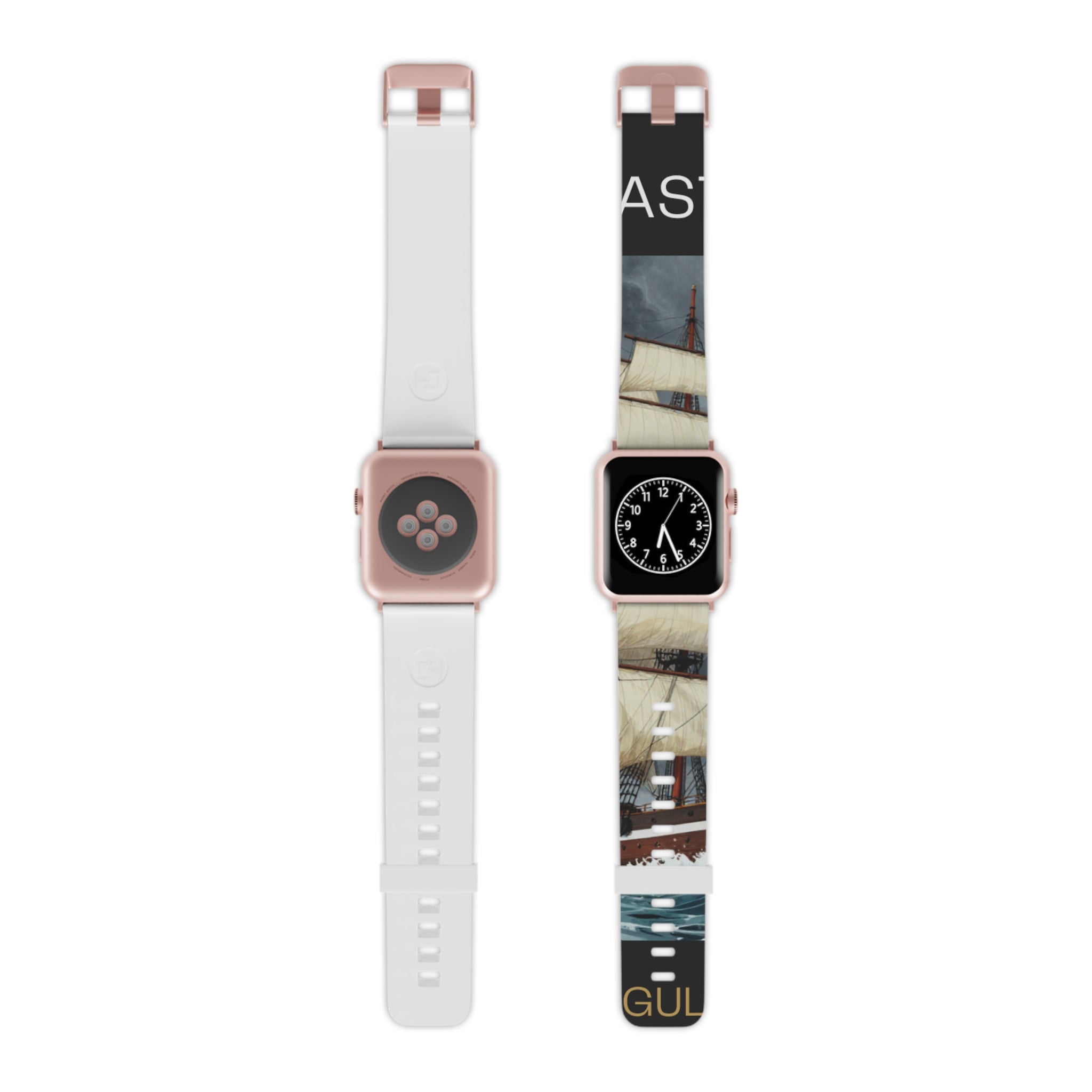 Sailboat Photo Apple Watch Band — Nautical Vintage Harbor Design
