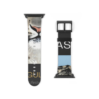 Cat Face Watch Band — Cute Printed Strap for Apple Watch