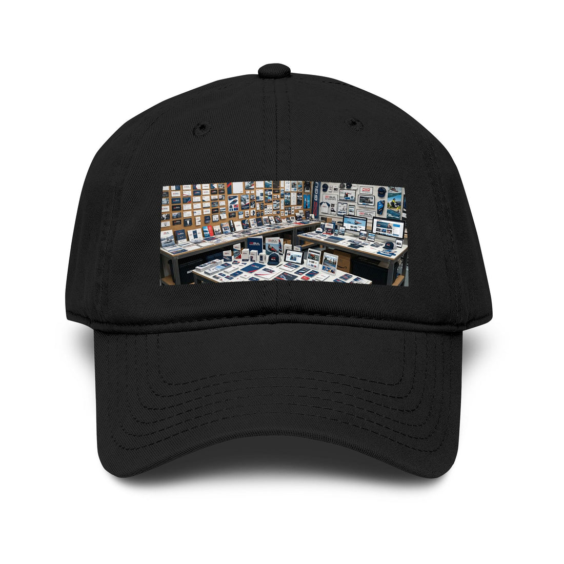 Vintage Record Shop Photo Baseball Cap — Music Lover Dad Hat