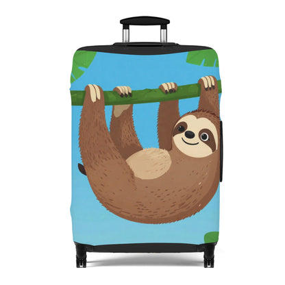 Cute Sloth Luggage Cover – Blue Mountain Travel Protector