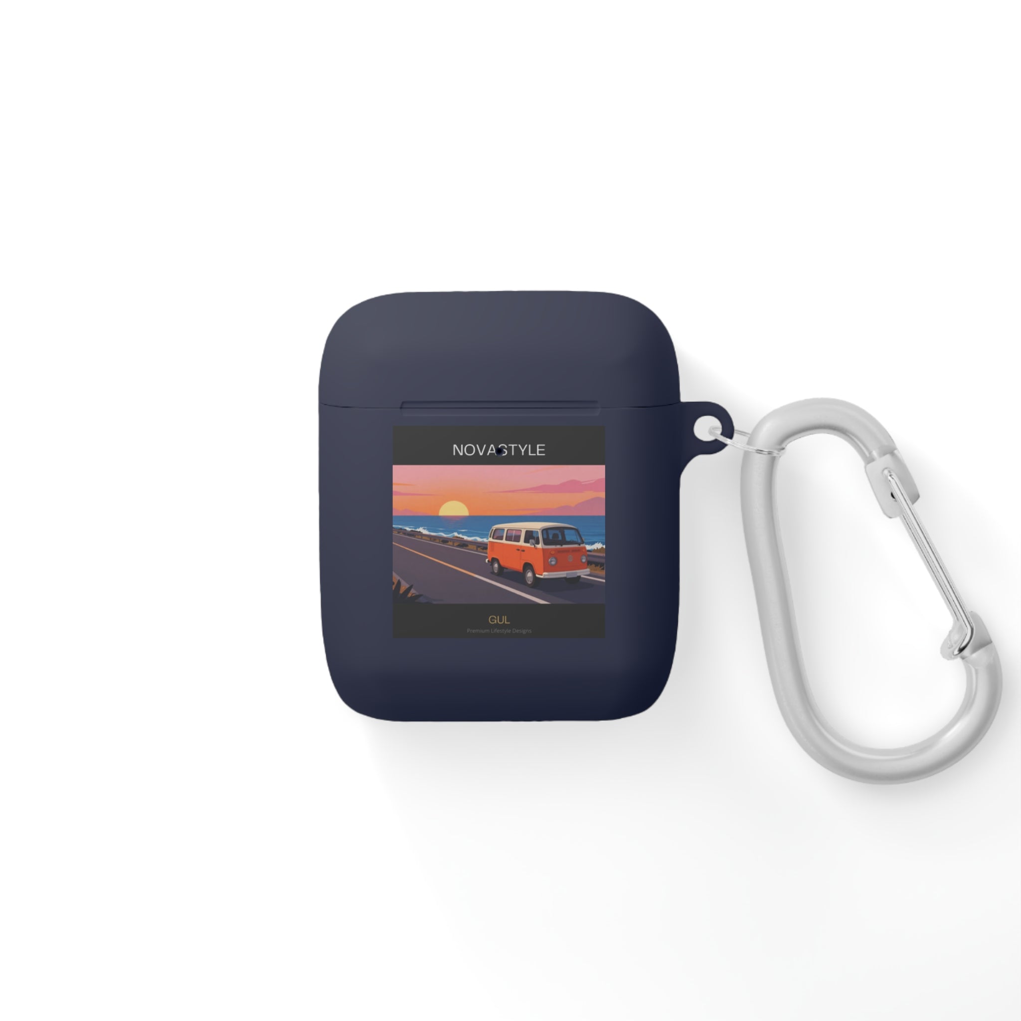 AirPods Case — Retro Sunset Van &amp; Forest Deer Prints