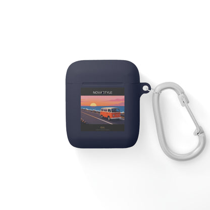 AirPods Case — Retro Sunset Van &amp; Forest Deer Prints