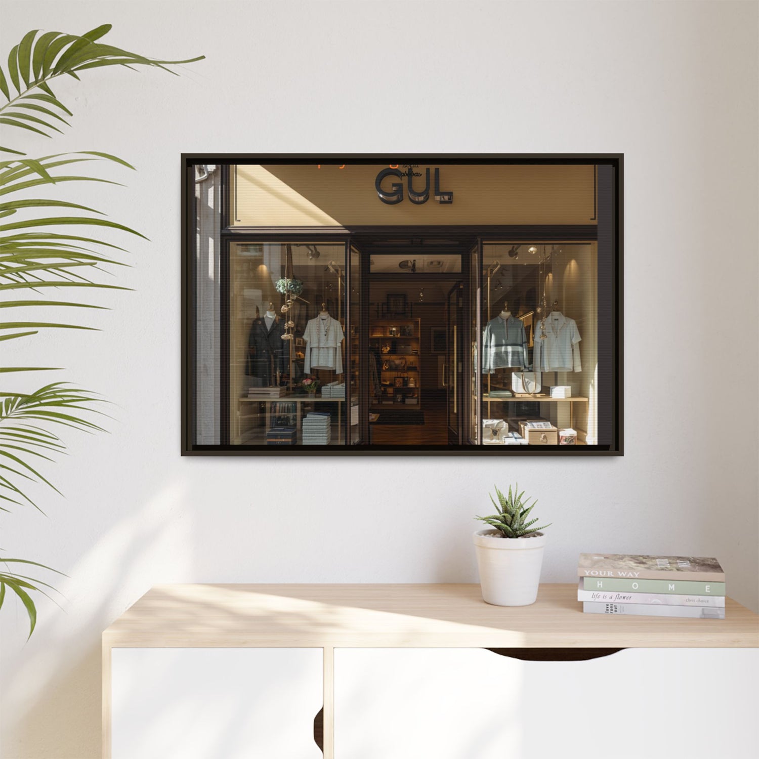 Framed Matte Canvas Print — Boutique Shopfront Photography