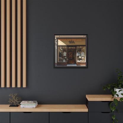Framed Matte Canvas Print — Boutique Shopfront Photography