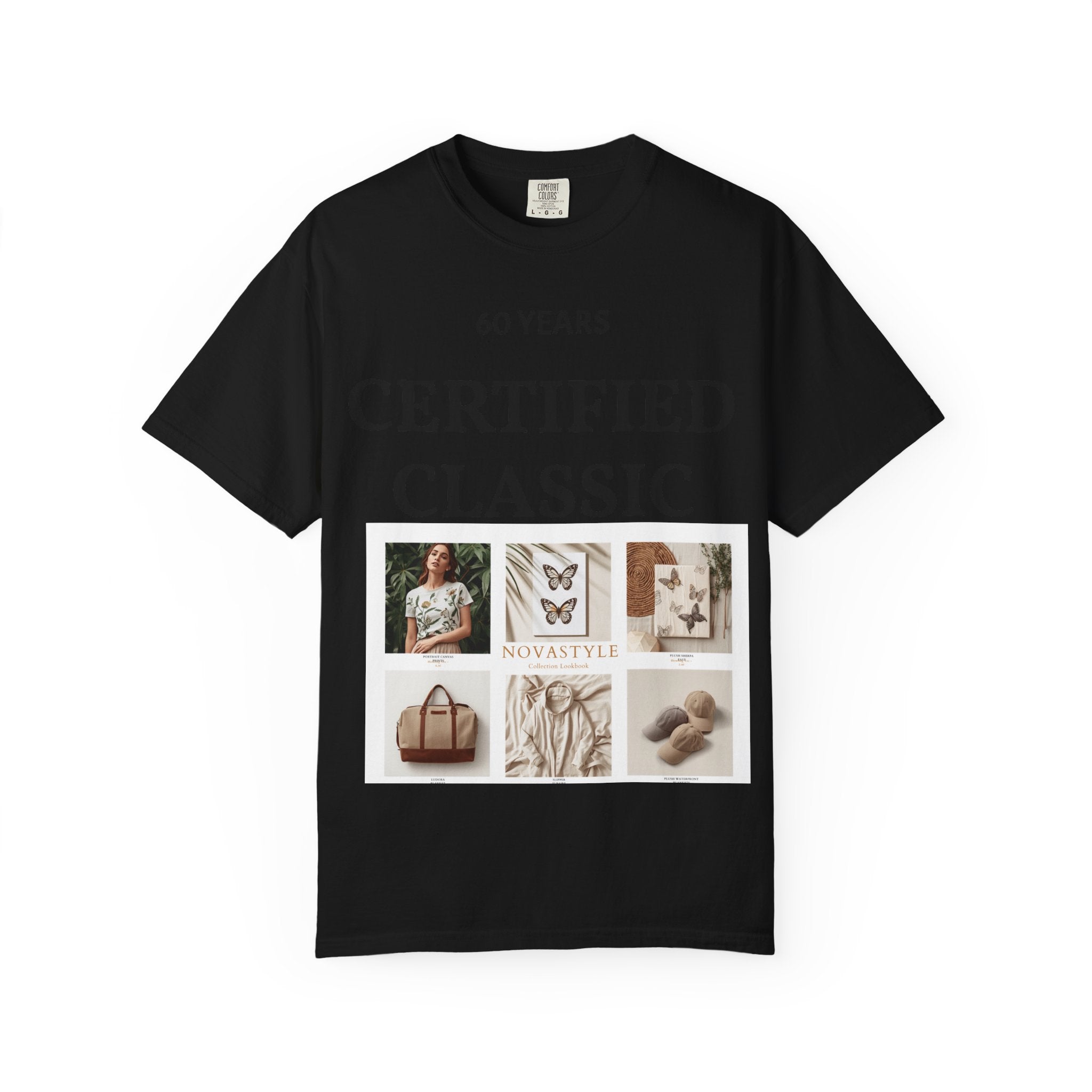 Certified Classic 60 Years T-Shirt – Vintage Collage Home &amp; Lifestyle Tee