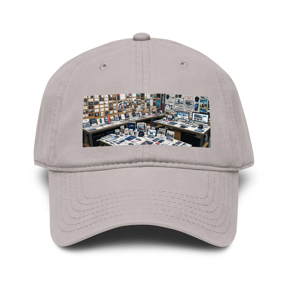Vintage Record Shop Photo Baseball Cap — Music Lover Dad Hat