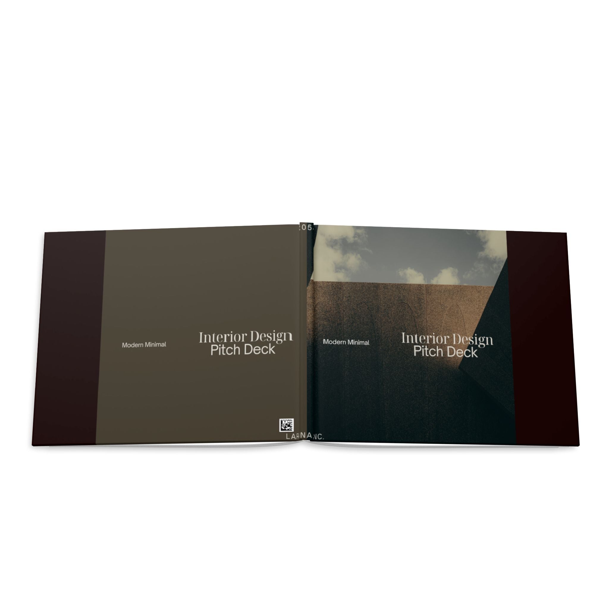 Hardcover Photo Book — Interior Design Pitch Deck Template