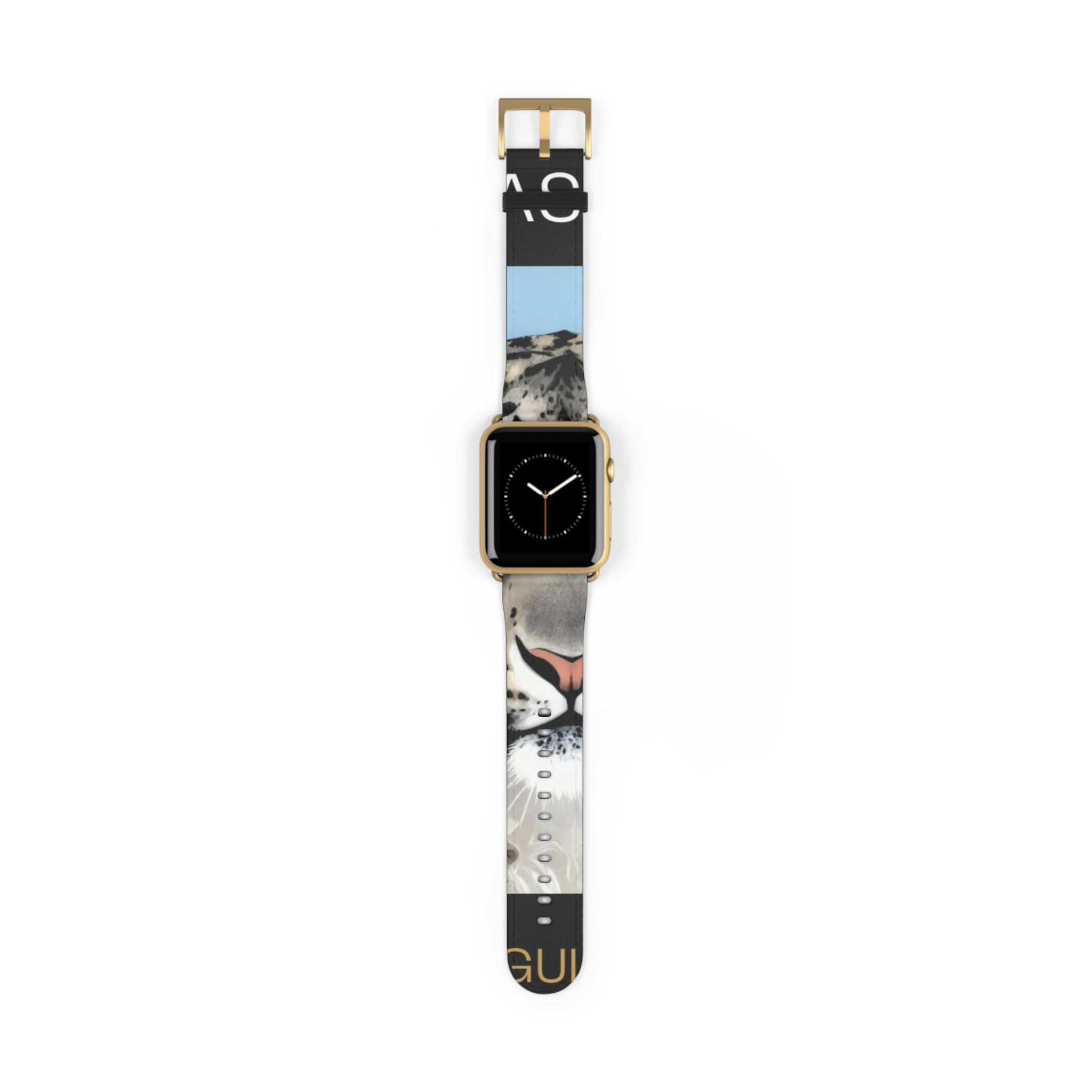 Cat Face Watch Band — Cute Printed Strap for Apple Watch