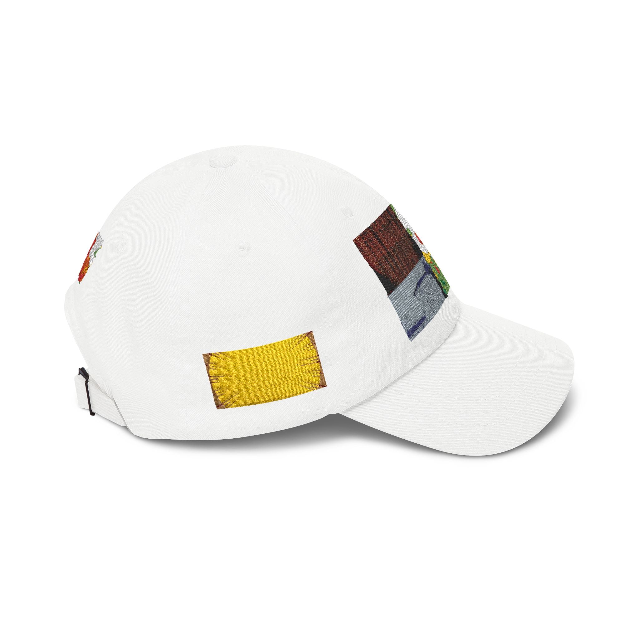 Custom Design Cap | Floral Poppy Garden Embroidered Baseball Hat
