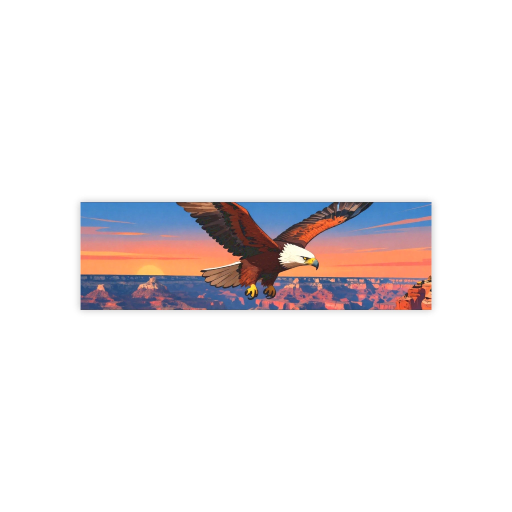 Eagle Sunset Post-it Note Pad — NOVASTYLE Scenic Sticky Notes